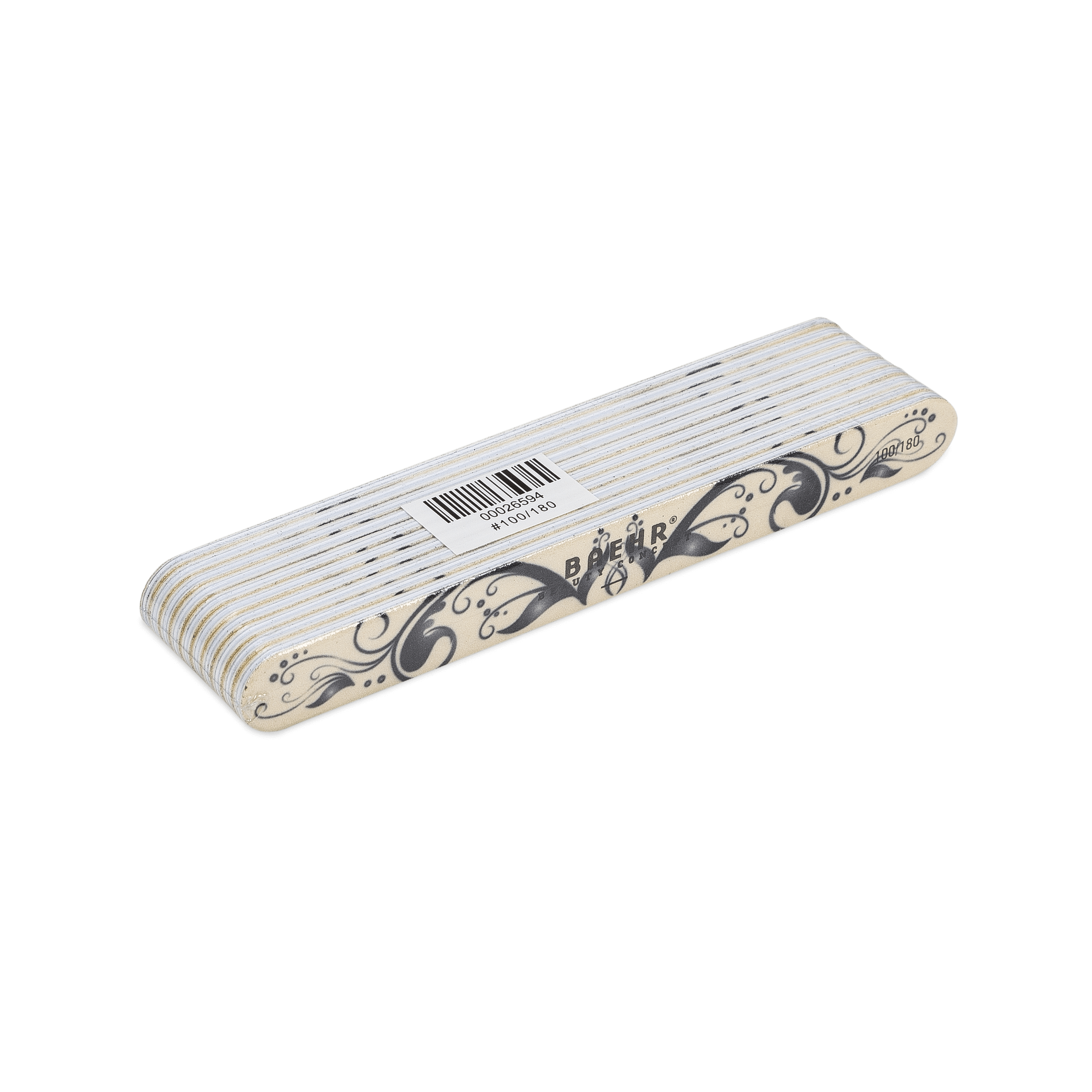BAEHR BEAUTY CONCEPT Profifeile "FLORA" Körnung 100/180 10 Stk.