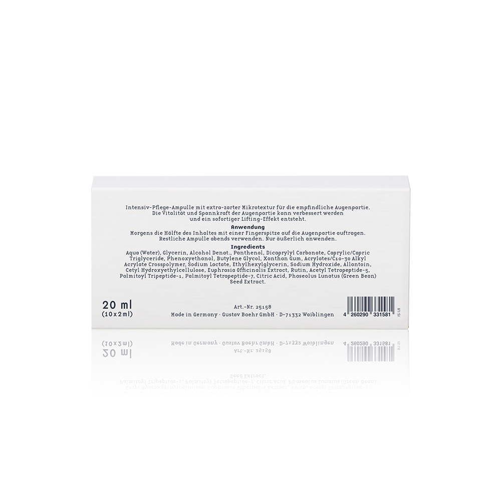 BAEHR BEAUTY CONCEPT Ampulle Augen Intensiv-Lifting1 Box (10 Ampullen á 2ml)