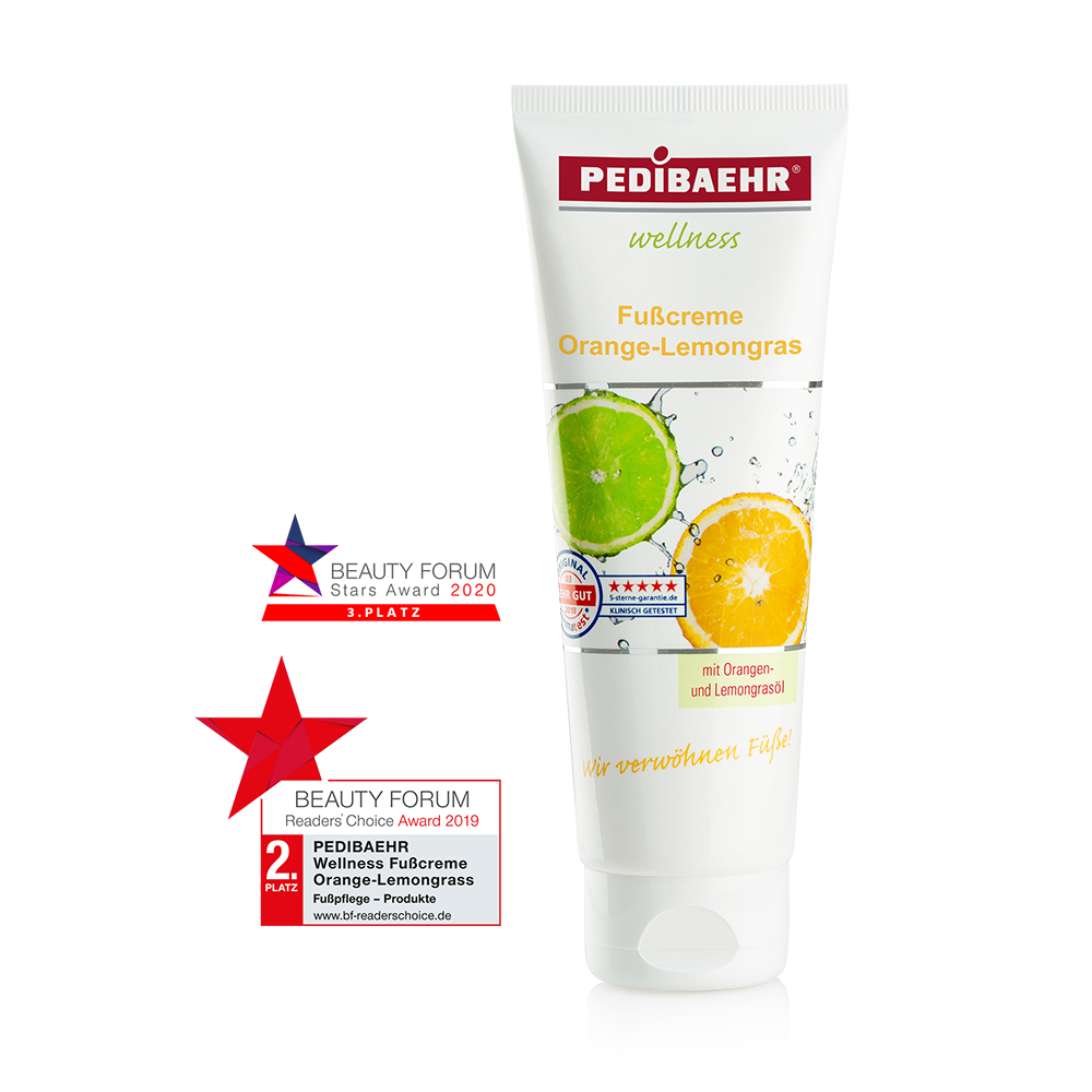 Pedibaehr Fußcreme Orange-Lemongrass 125ml