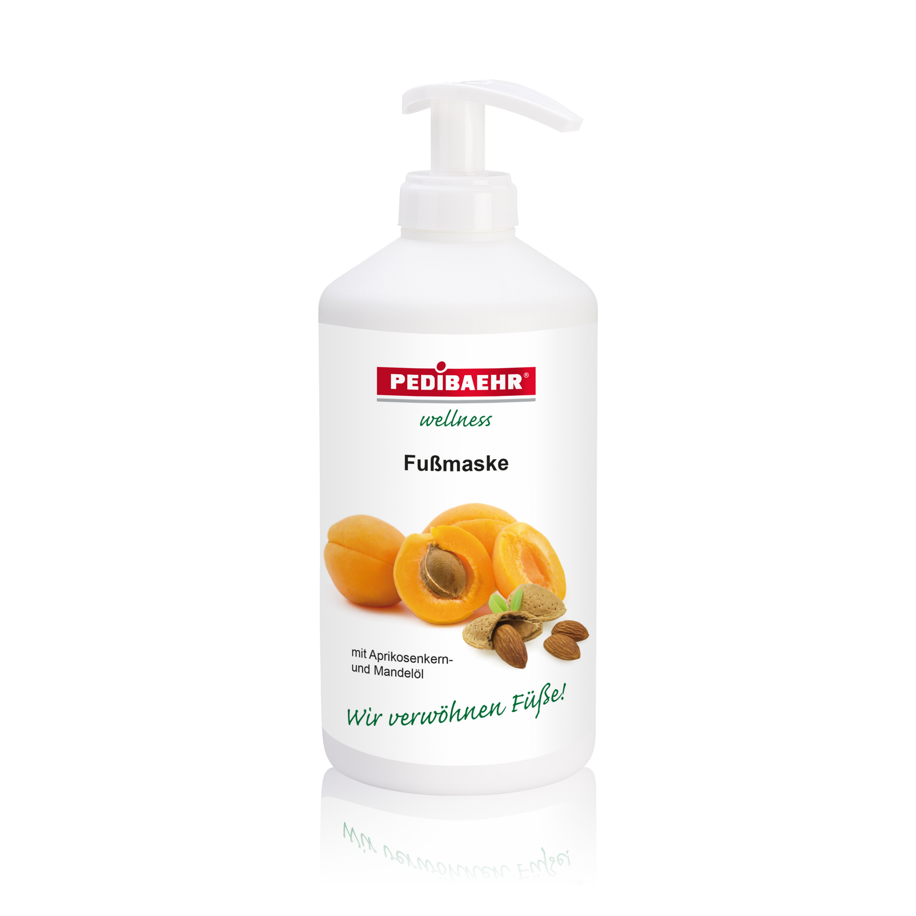 Pedibaehr Fußmaske mit Aprikosenkern- und Mandelöl 500ml