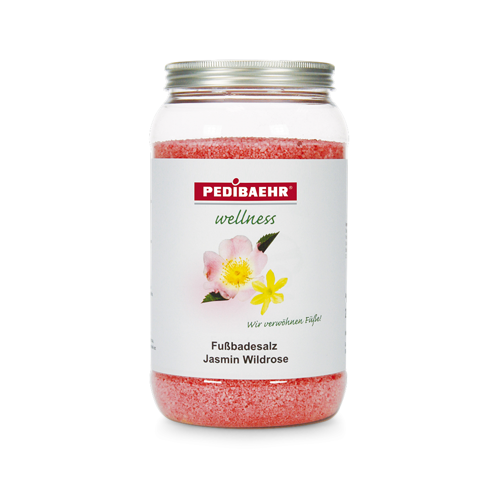 Pedibaehr Fußbadesalz Jasmin Wildrose 2kg