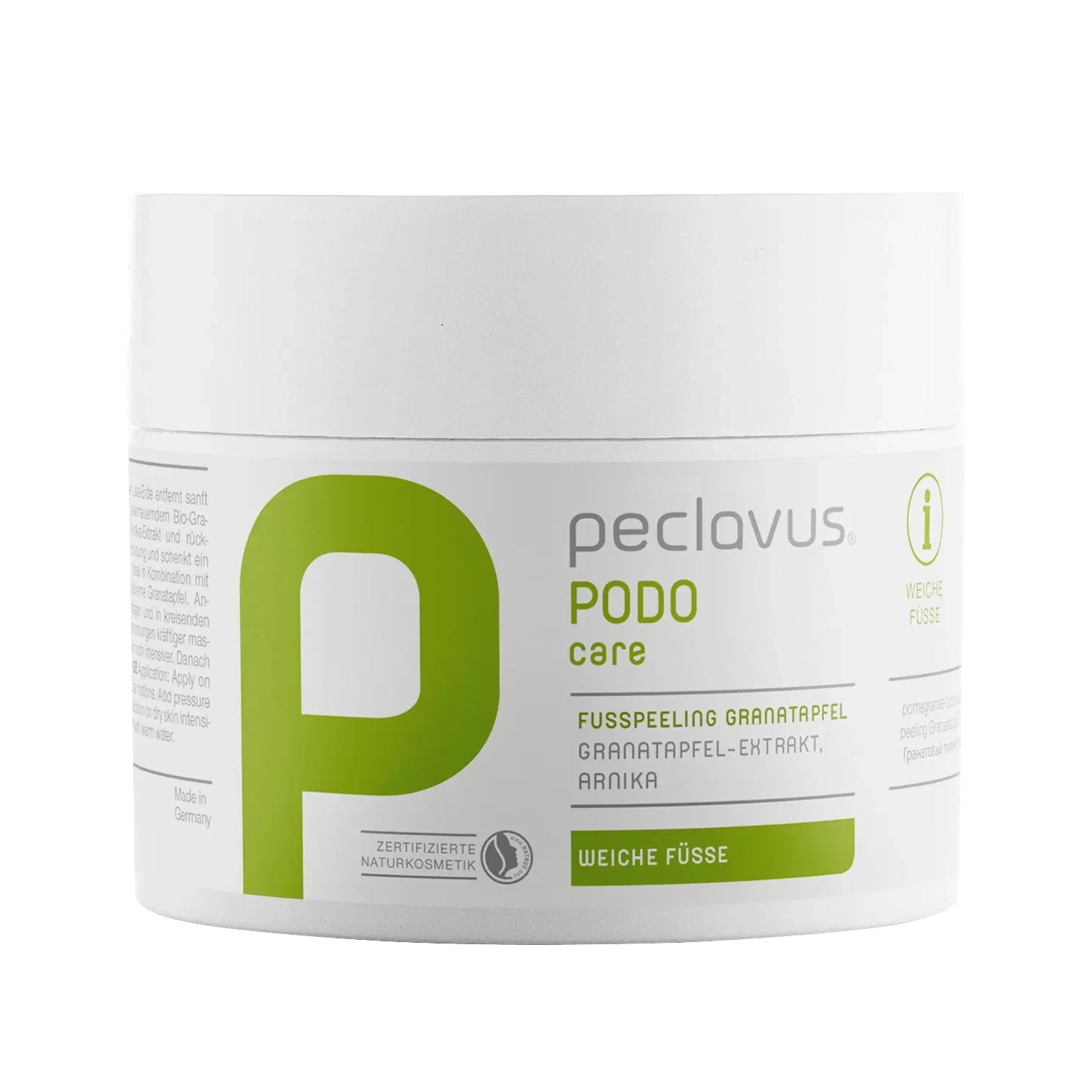 Peclavus PODOcare Fußpeeling Granatapfel 250ml