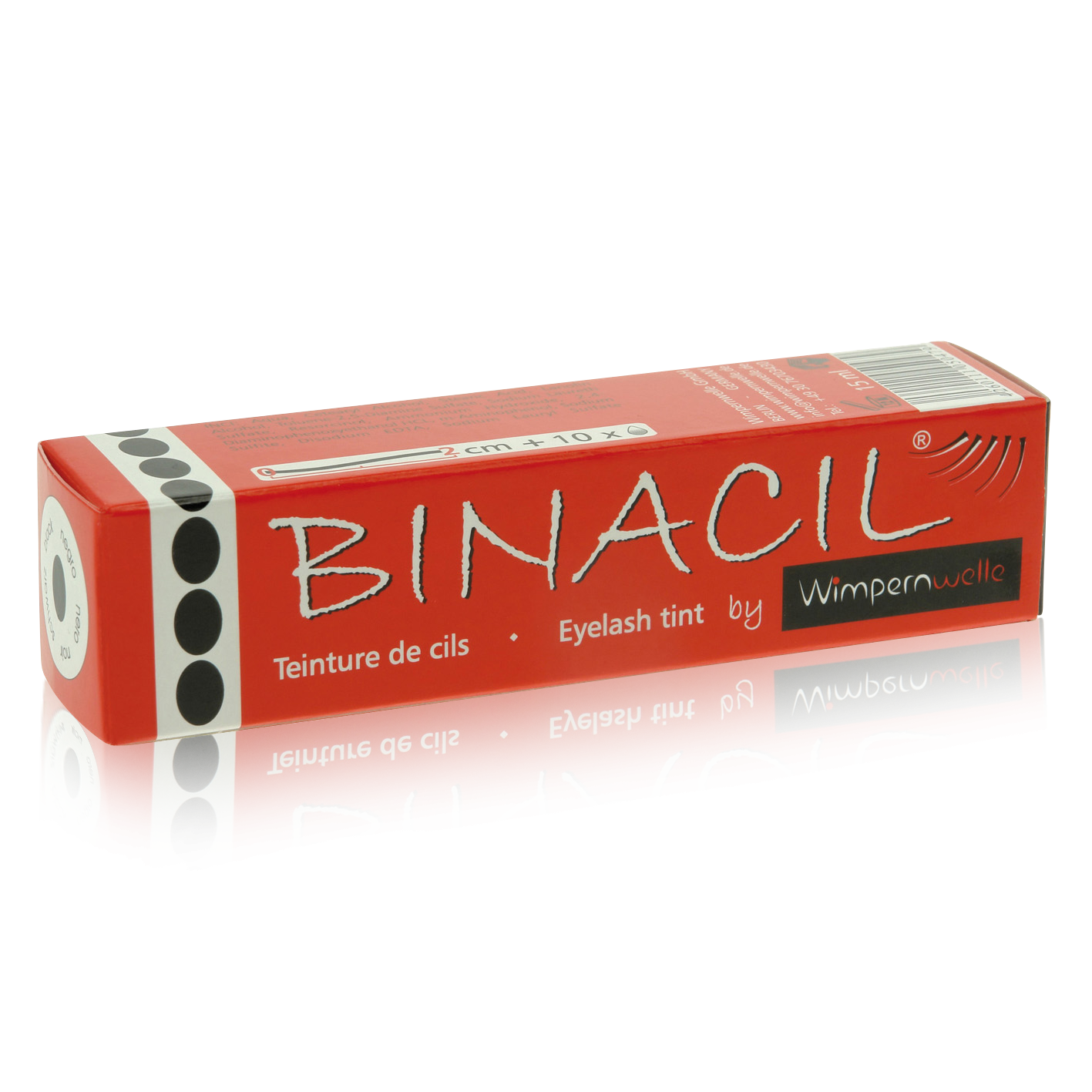 BINACIL Wimpern-und Augenbrauenfarbe, schwarz 15g
