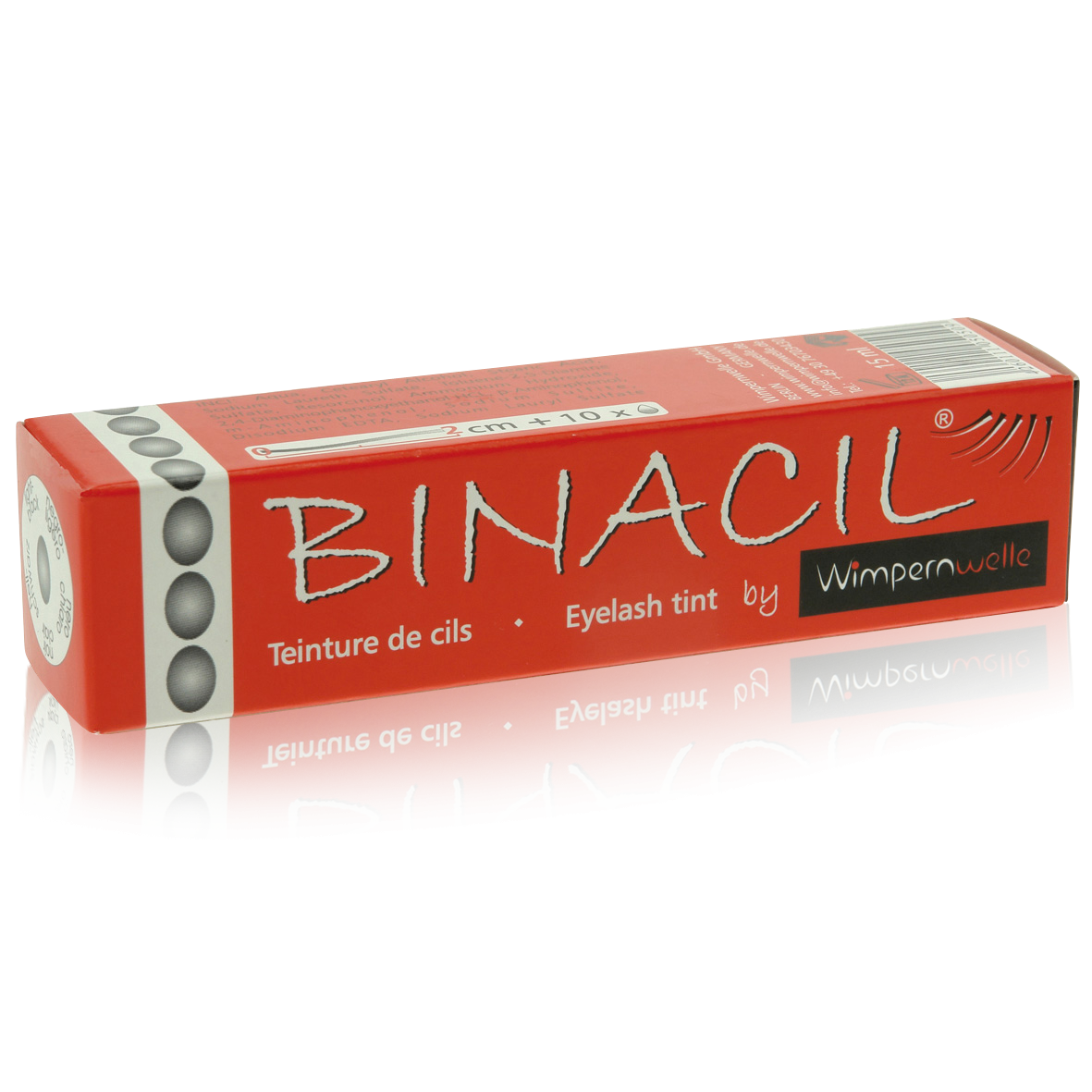 BINACIL Wimpern-und Augenbrauenfarbe, hellschwarz 15g