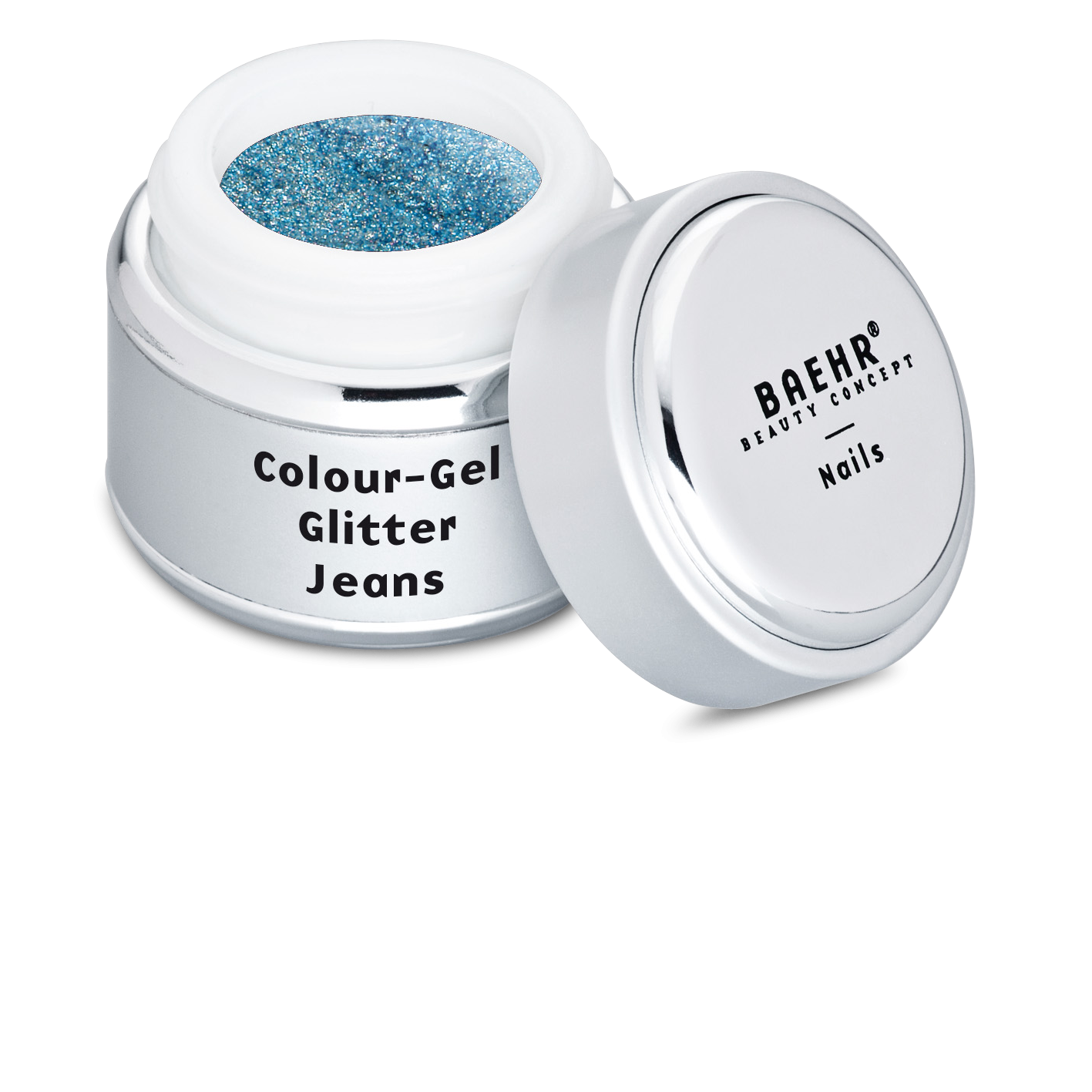 Beahr Beauty Concept Farbgel glitter jeans 5 ml
