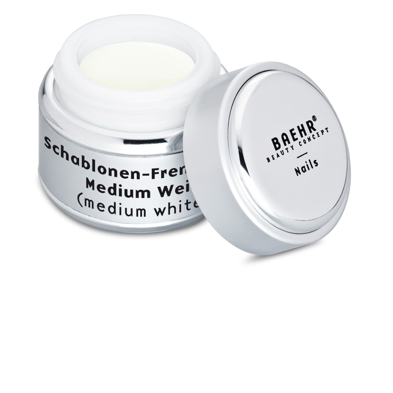 Beahr Beauty Concept Schablonen French-Gel medium weiss 5 ml