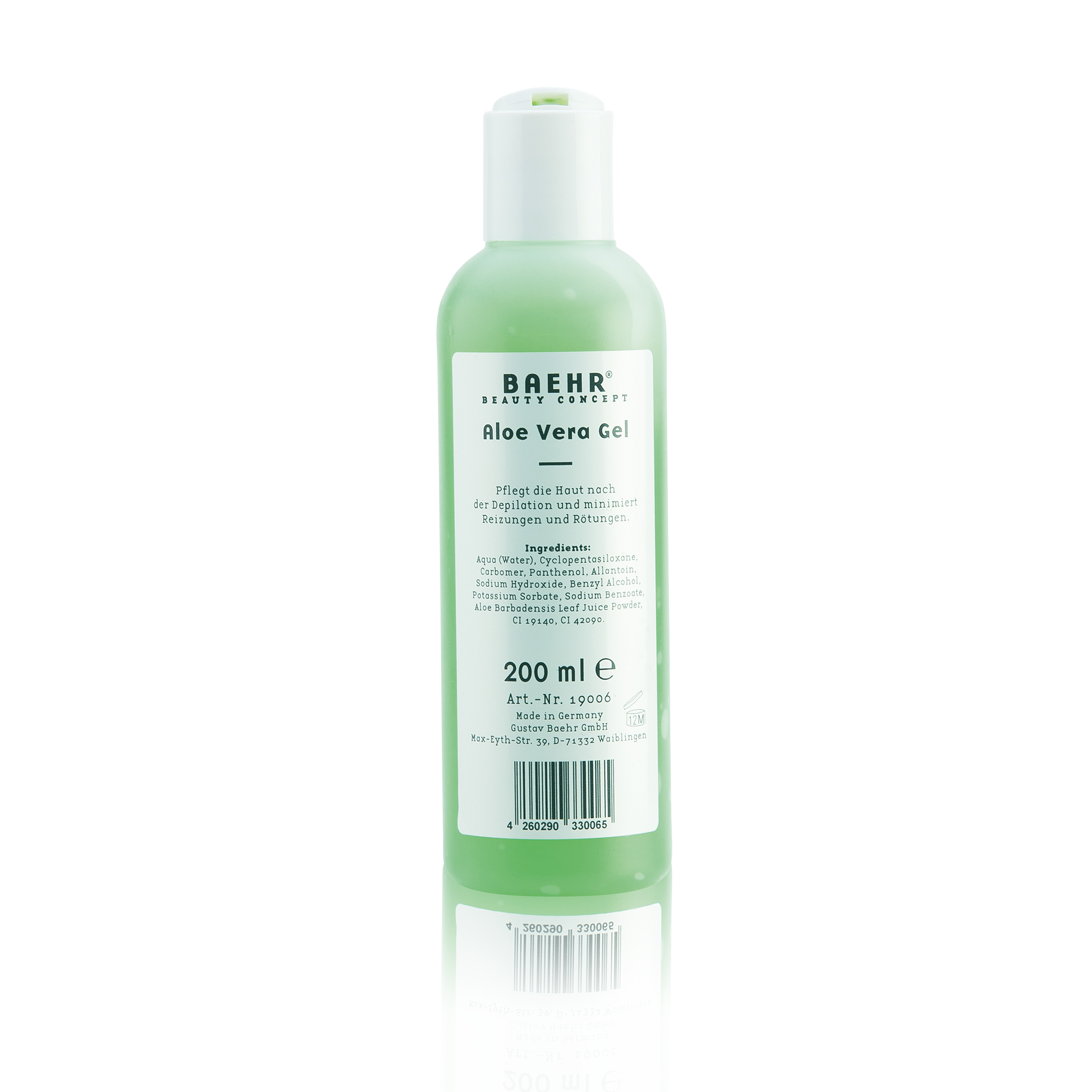 BAEHR BEAUTY CONCEPT Aloe Vera Gel Flasche 200 ml