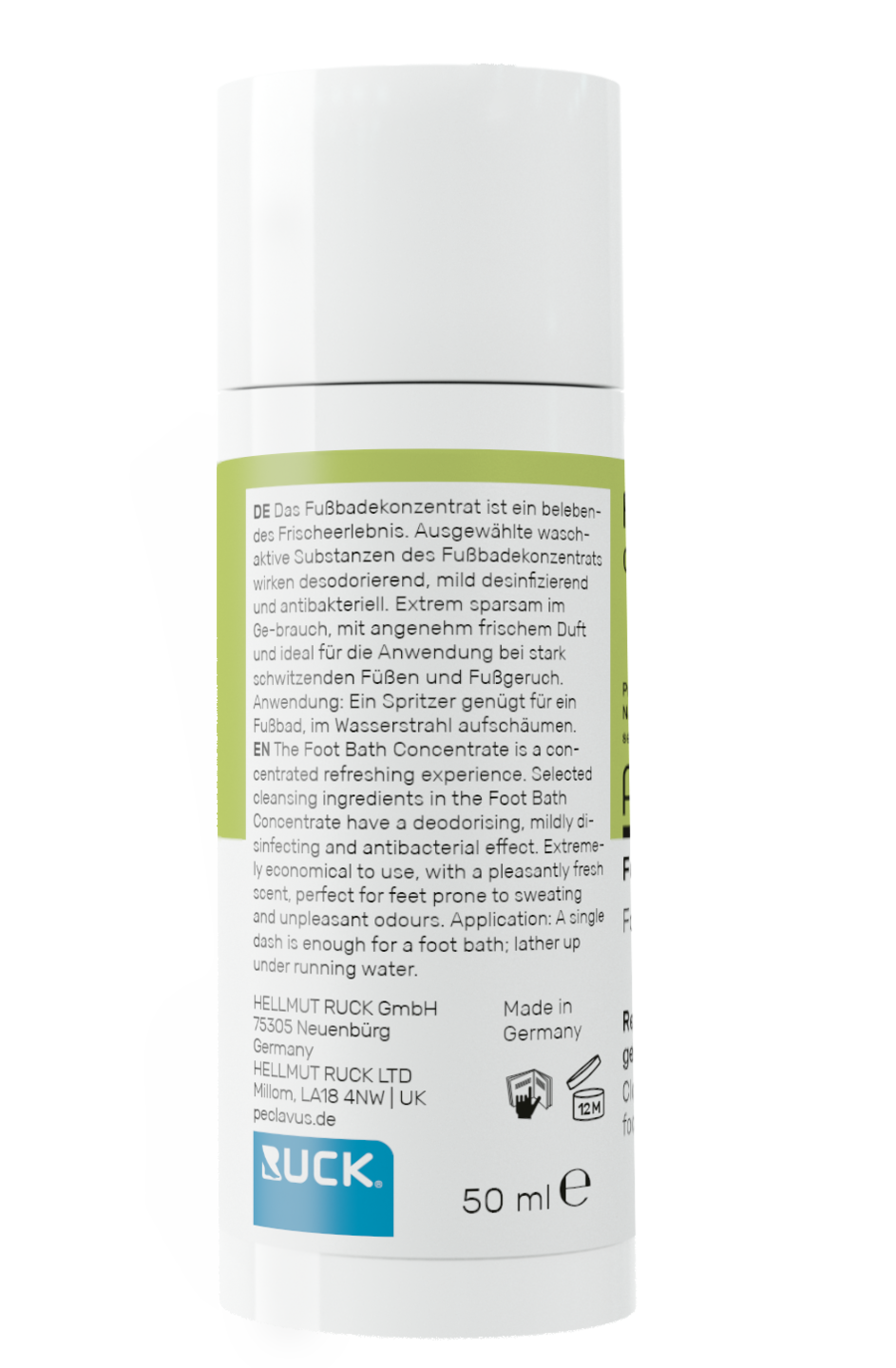 Peclavus PODOcare Fußbadekonzentrat, trockene Haut 50 ml