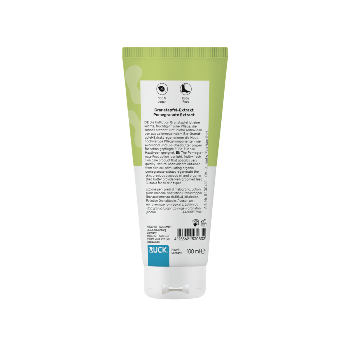 Peclavus PODOcare Fußlotion Granatapfel, regenerationsbedürftige Haut 100 ml