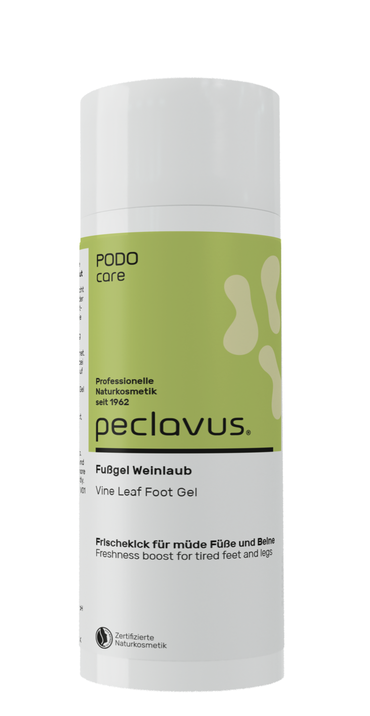 Peclavus PODOcare Fußgel Weinlaub, müde Füße 150 ml