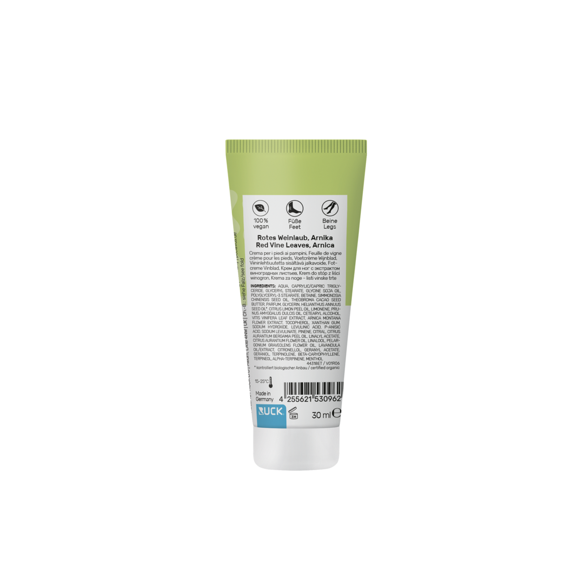 Peclavus PODOcare Fußcreme Weinlaub, müde Füße 30 ml