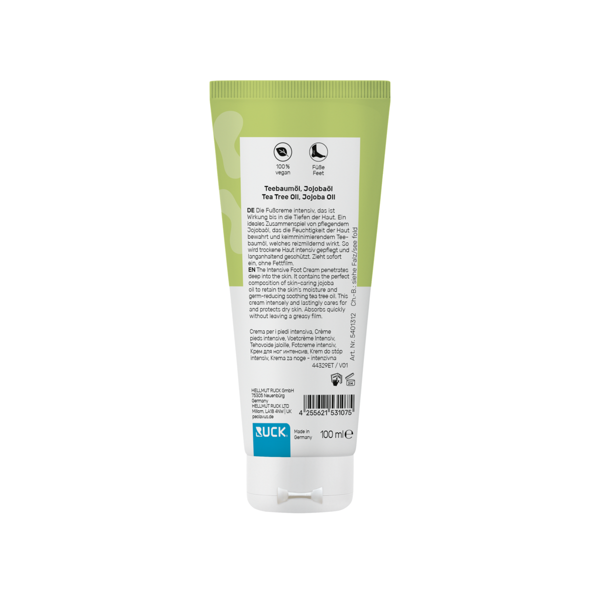 Peclavus PODOcare Fußcreme intensiv, trockene Haut 100 ml