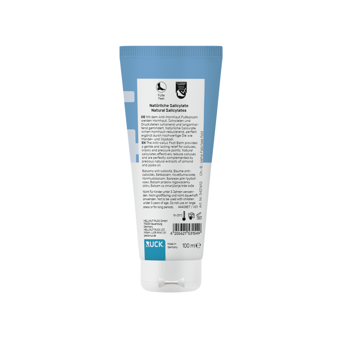 Peclavus PODOmed Anti-Hornhaut Fußbalsam, verhornte Haut 100 ml