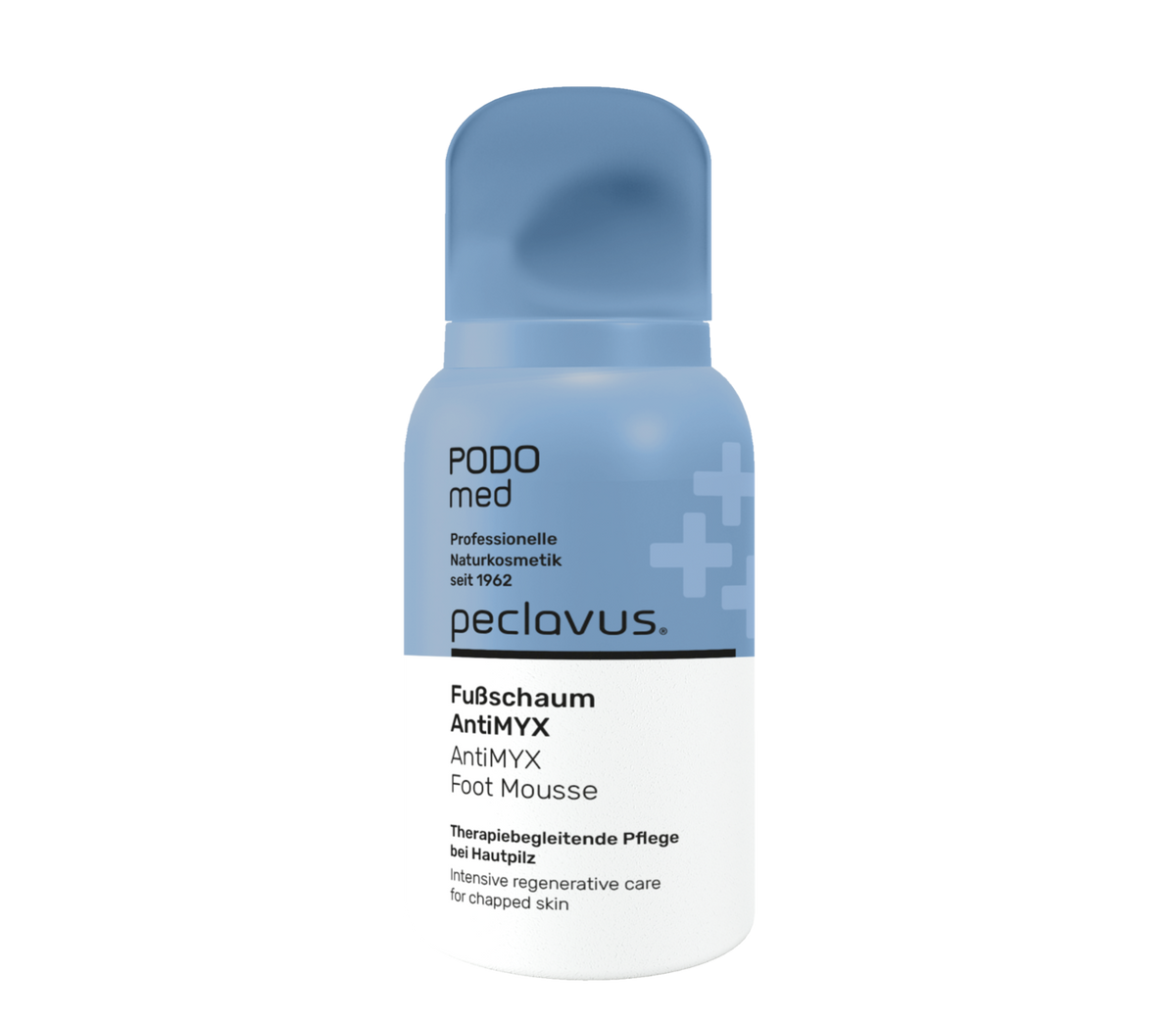 Peclavus PODOmed Fußschaum AntiMYX, pilz- empfindliche Haut 35 ml