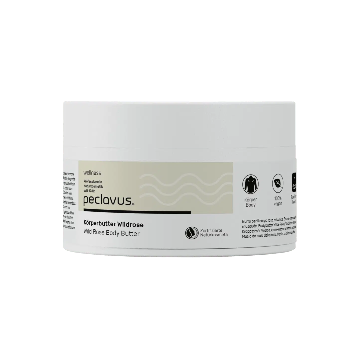 Peclavus wellness Körperbutter Wildrose 250ml
