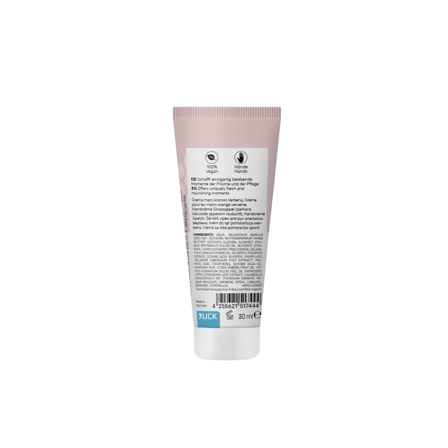 Peclavus hand Handcreme Orange Eisenkraut | Pflegend 30ml