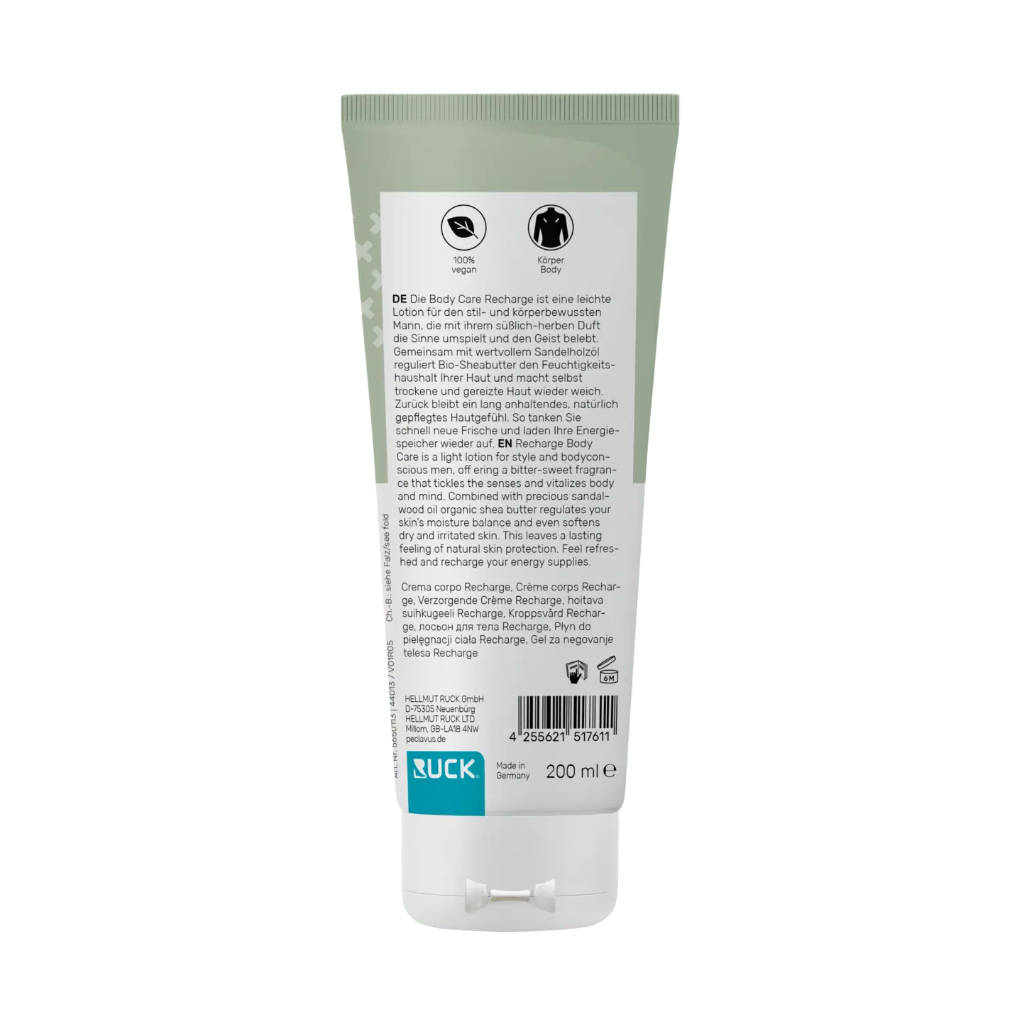 Peclavus gentleman Body Care Recharge 200ml
