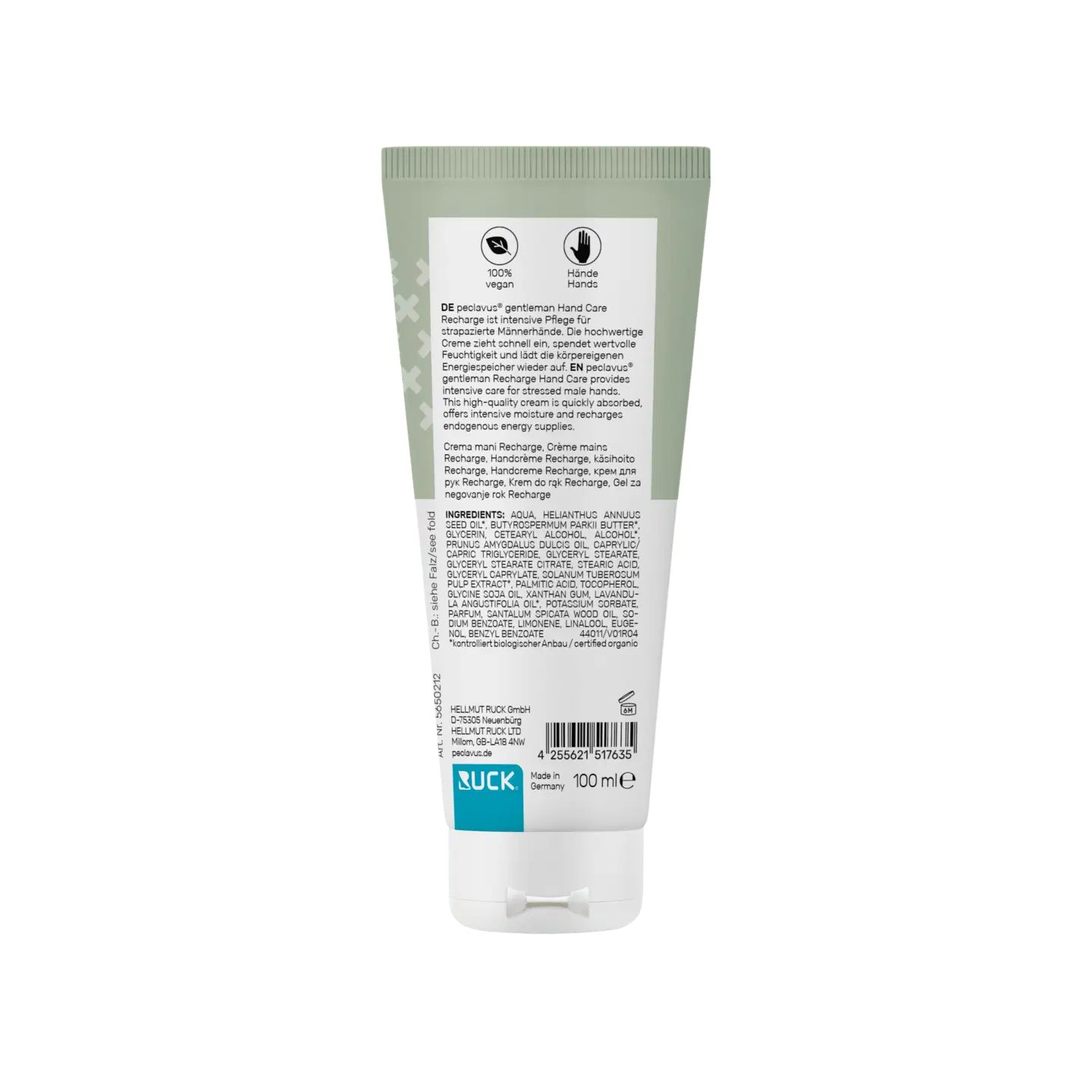 Peclavus gentleman Hand Care Recharge 100ml