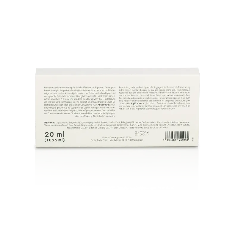 BAEHR BEAUTY CONCEPT Ampulle Forever Young, 1 Pack (10 Ampullen à 2 ml)