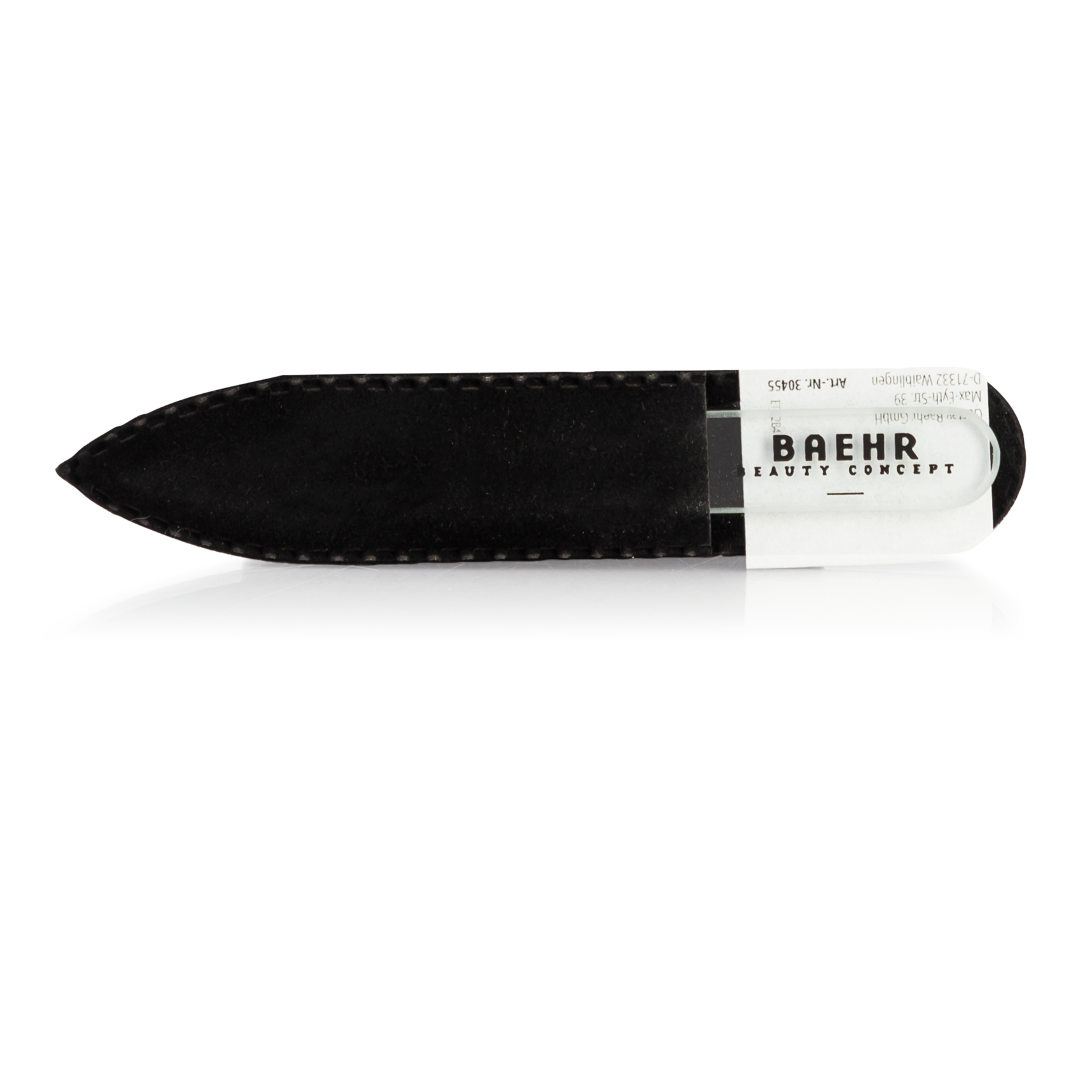BAEHR BEAUTY CONCEPT Glasnagelfeile mit Logo, 2-seitig, 9 cm