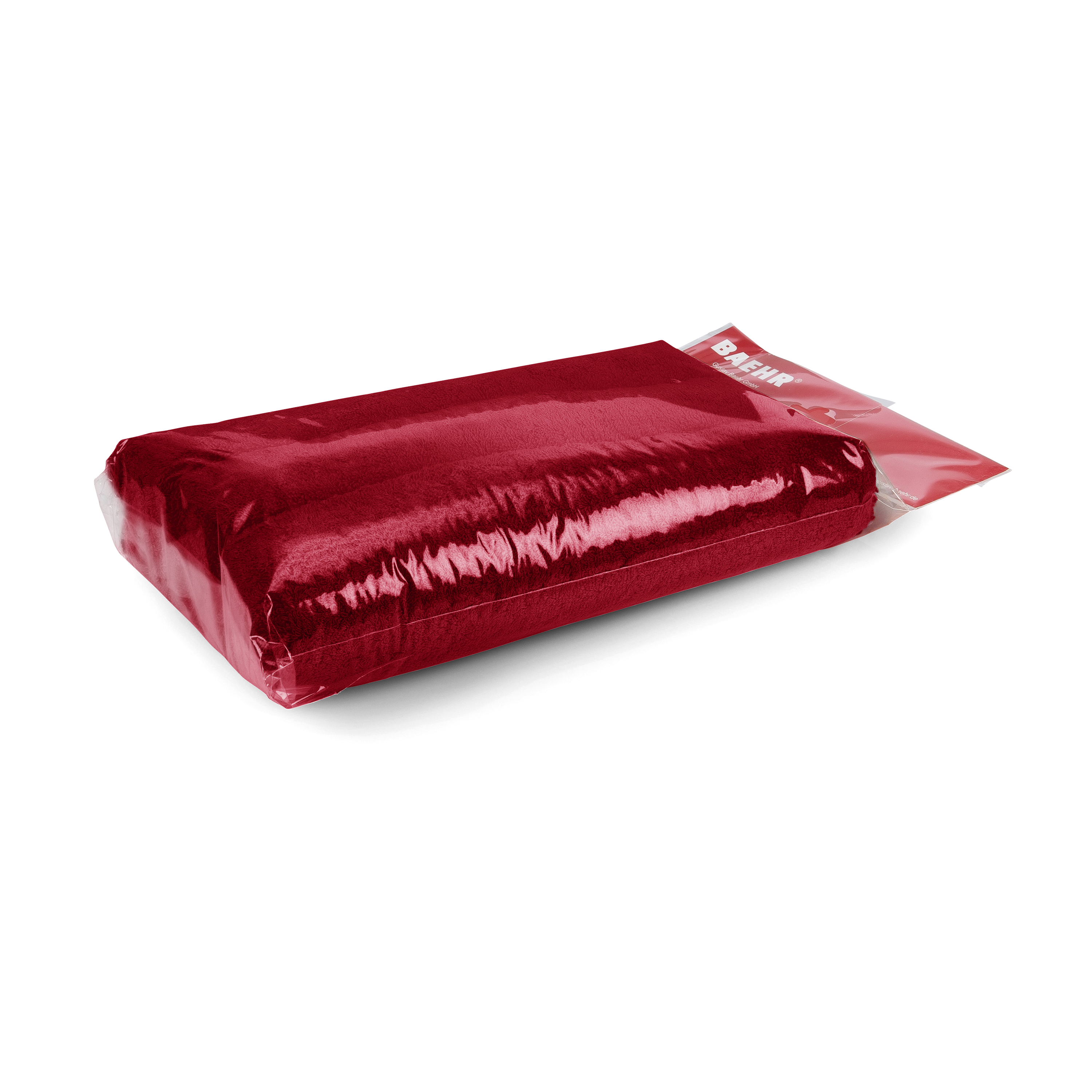 BAEHR Handtuch Standard bordeaux 90 × 40 cm, 3 Stück