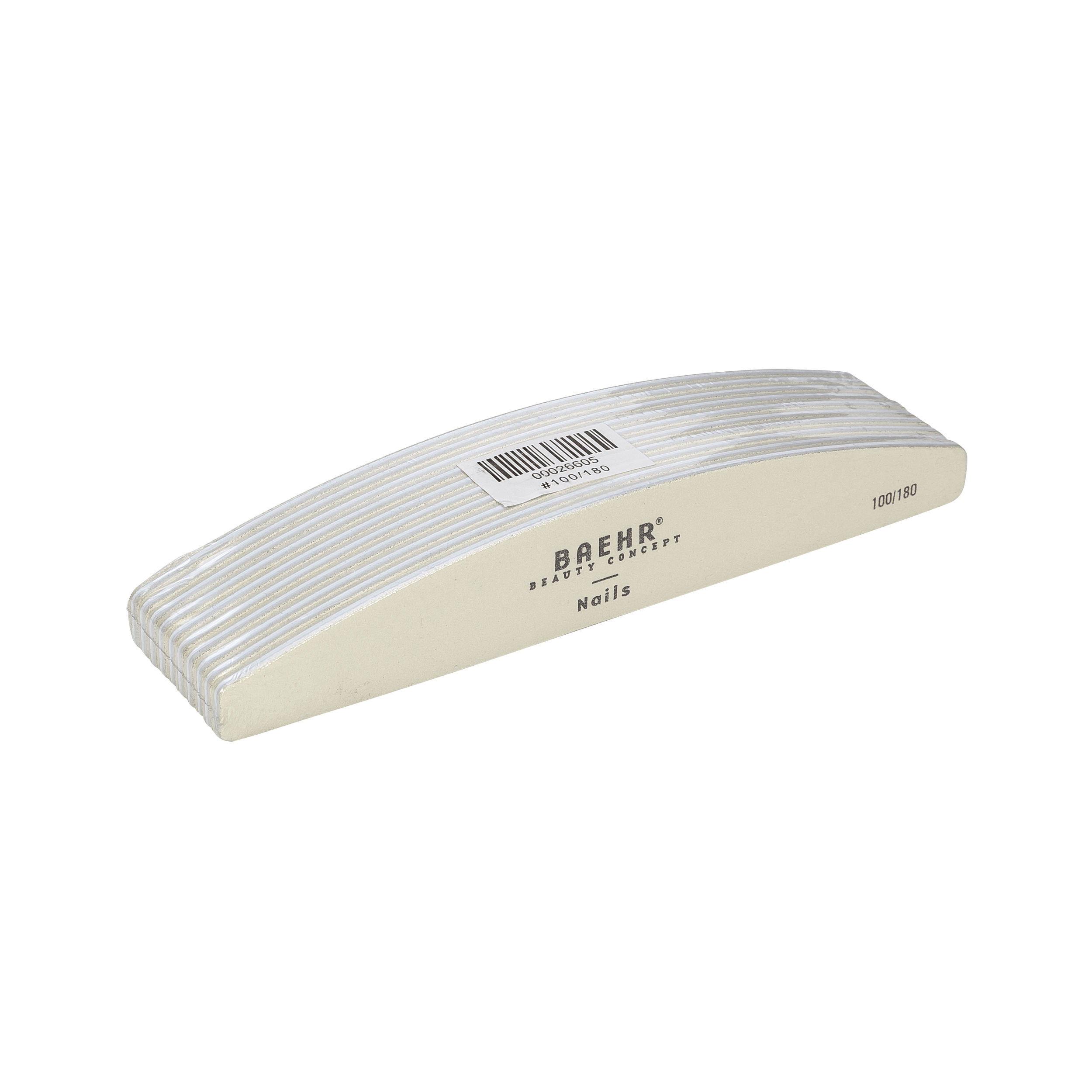 BAEHR BEAUTY CONCEPT Profifeile "BOW" Körnung 100/180 10 Stk.