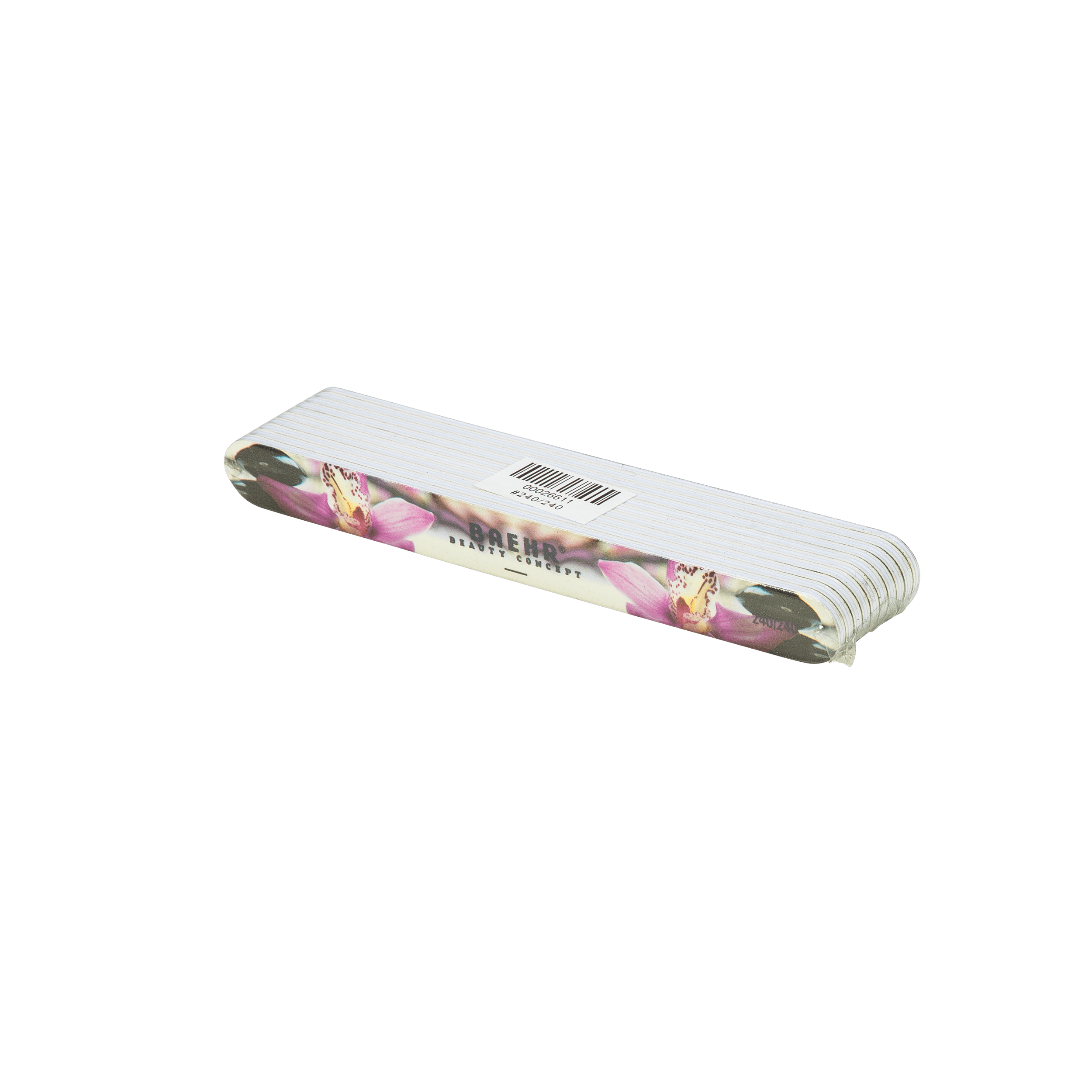 BAEHR BEAUTY CONCEPT Profifeile "Orchidee" Körnung 240/240, 10 Stk.