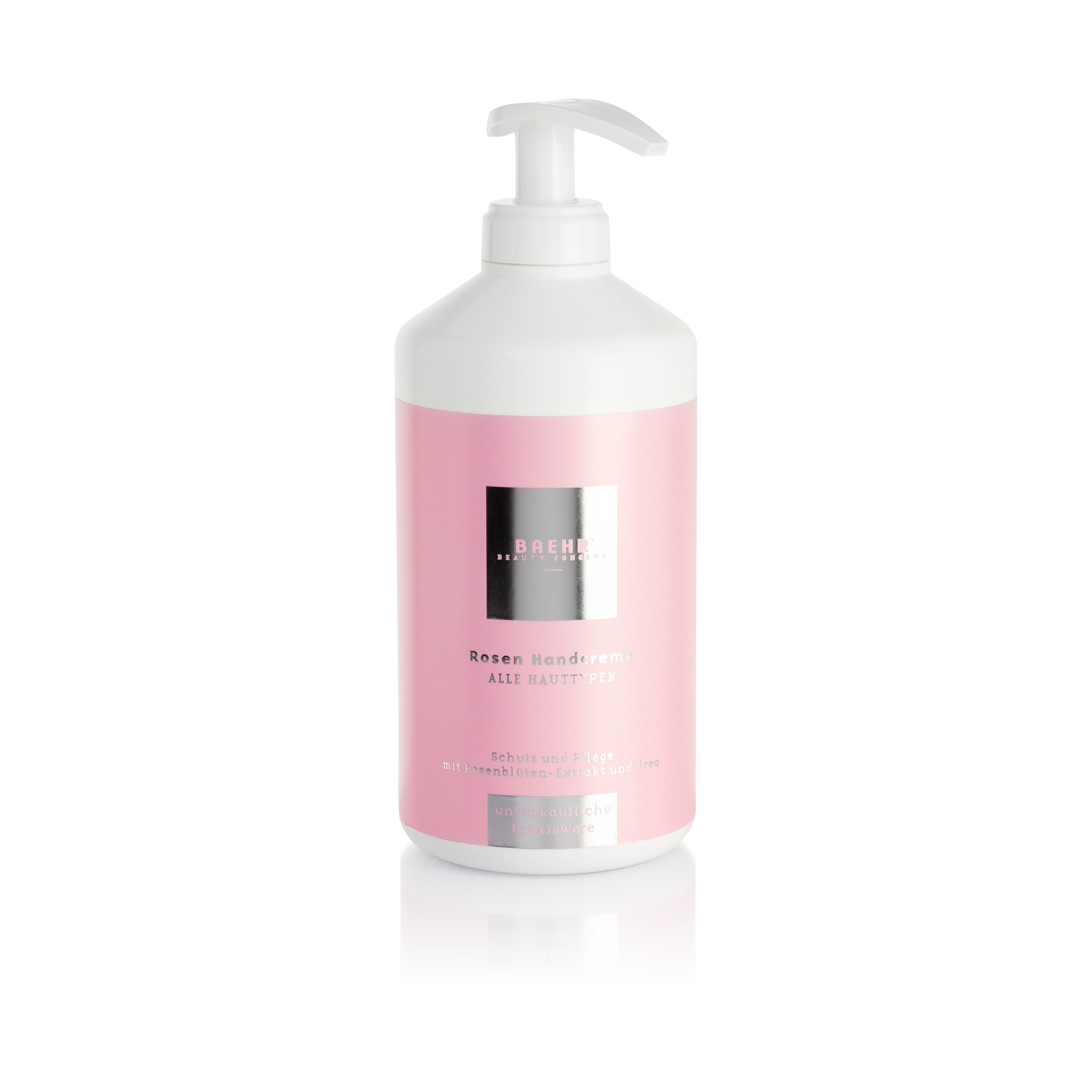 BAEHR BEAUTY CONCEPT Rosen-Handcreme mit Urea Praxisdose 500 ml
