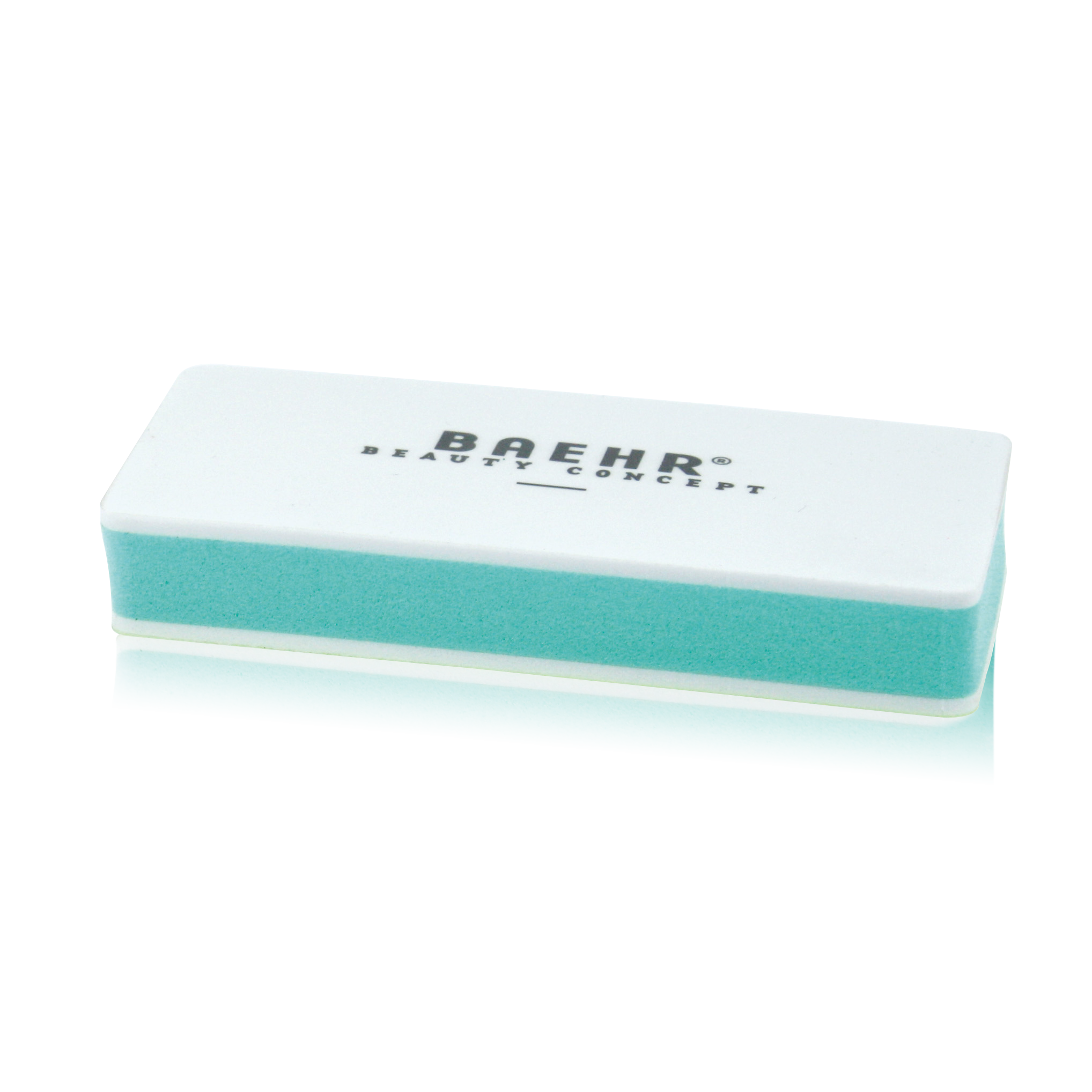 BAEHR BEAUTY CONCEPT Polierfeilblock "SANDWICH" mint/weiß Körnung 400/3000, 1 Stk.