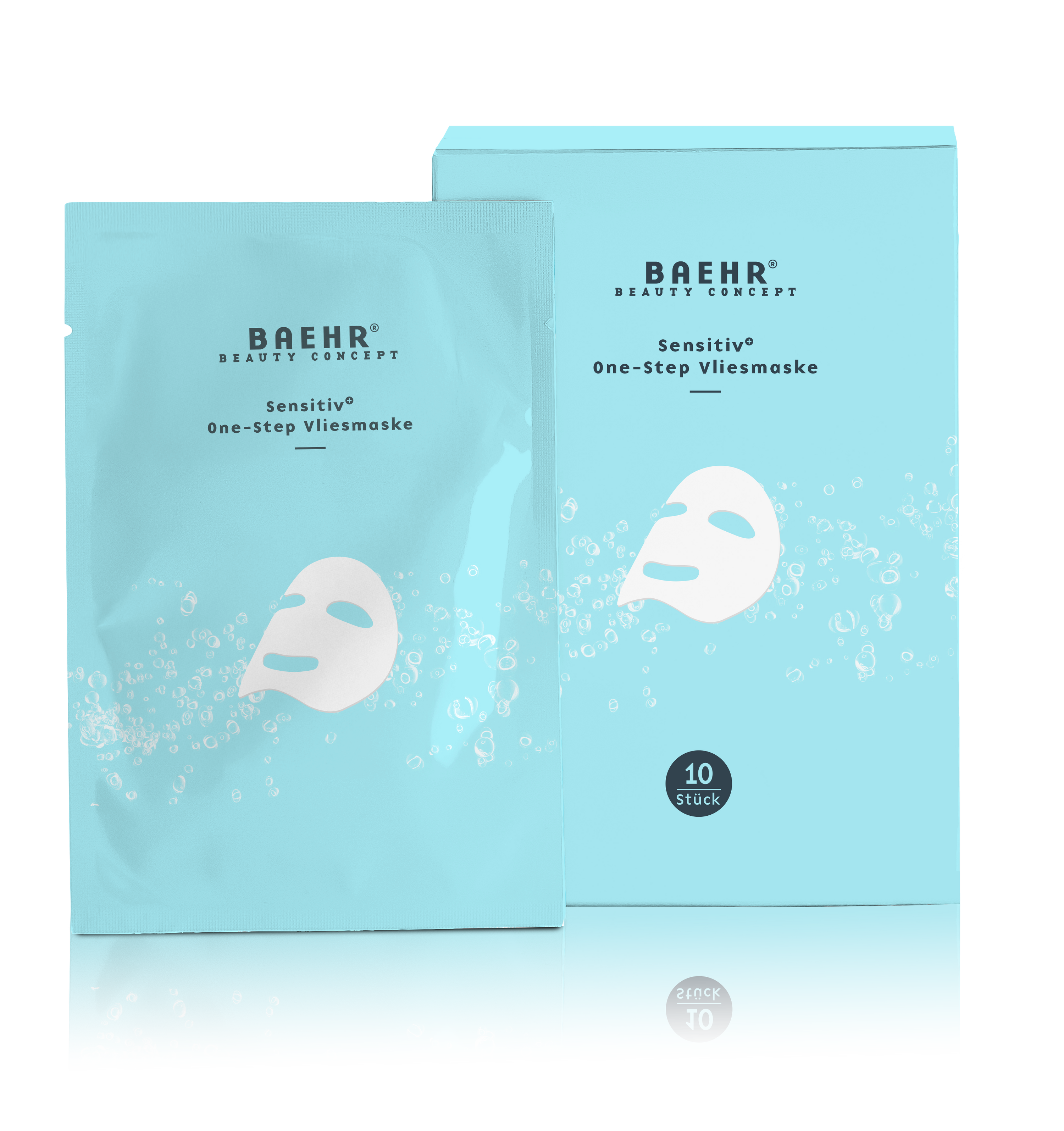 BAEHR BEAUTY CONCEPT Sensitiv+ One-Step Vliesmaske 10 Stück