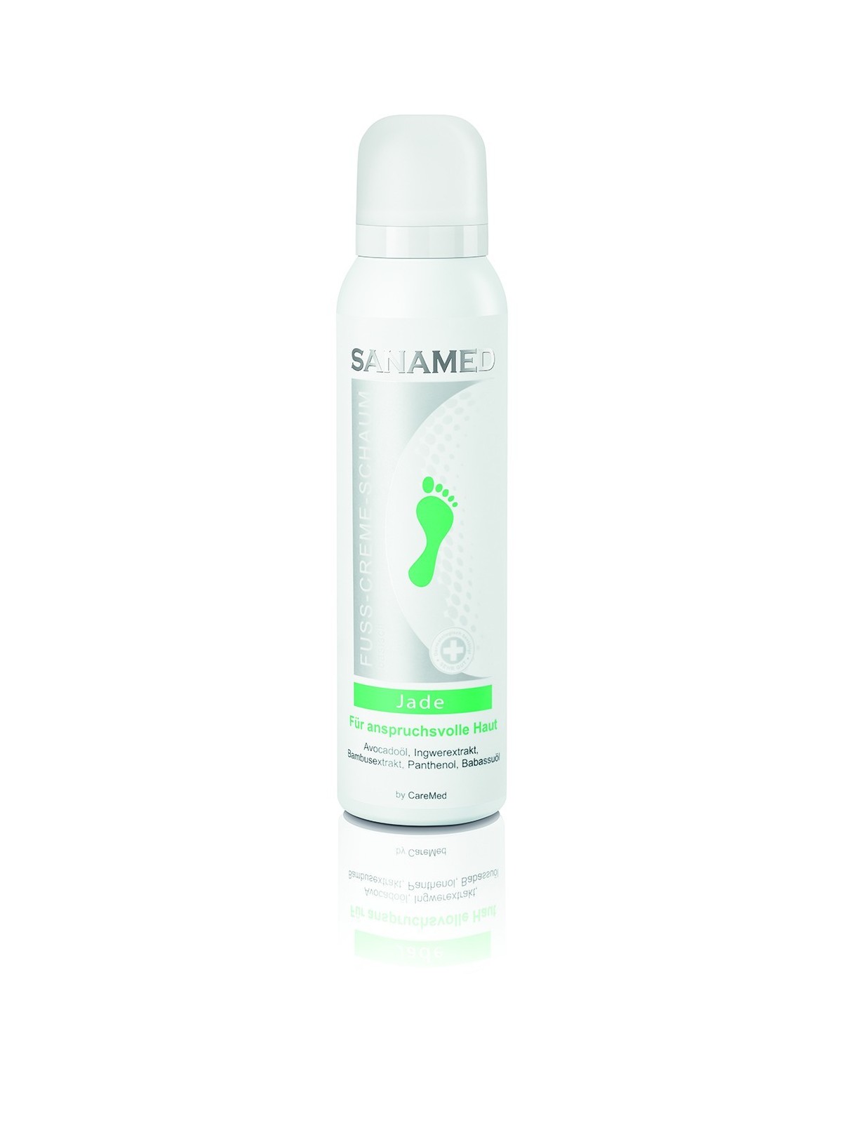 Sanamed Fuss Creme Schaum Jade 150ml