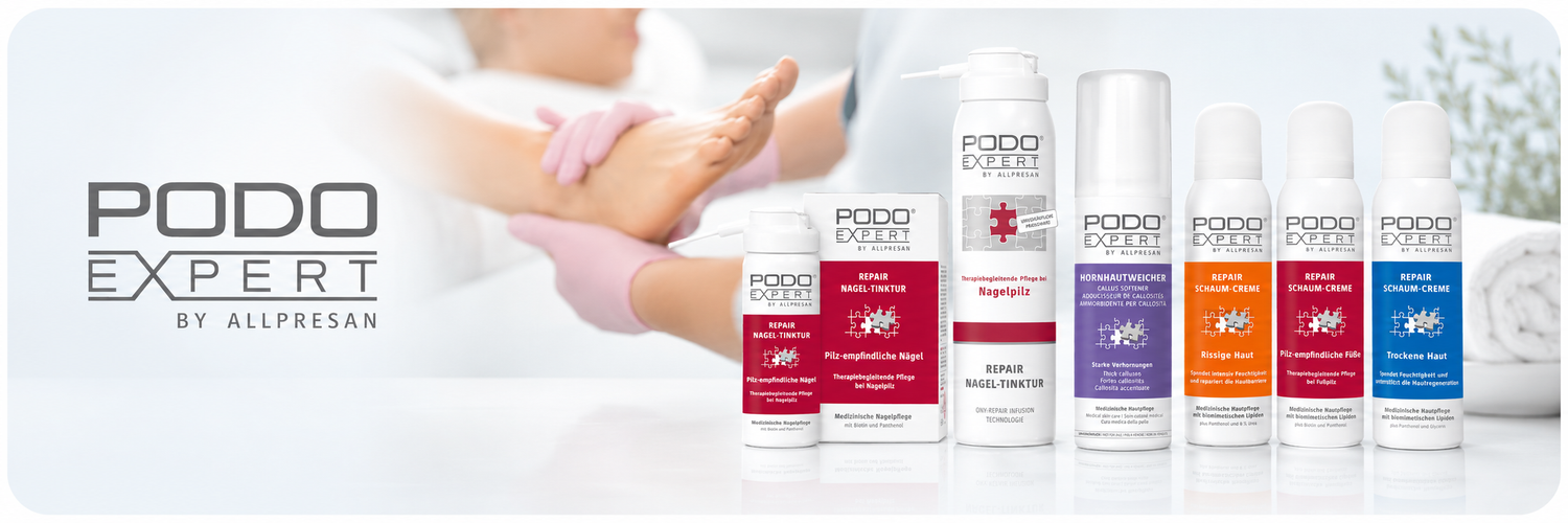 PODOEXPERT by Allpresan Repair Fußpflege für trockene, rissige und pilzempfindliche Haut