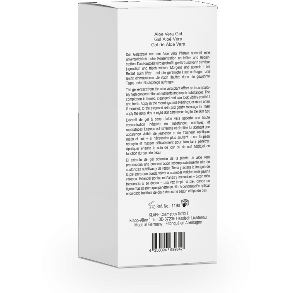 KLAPP SKIN NATURAL Aloe Vera Gel