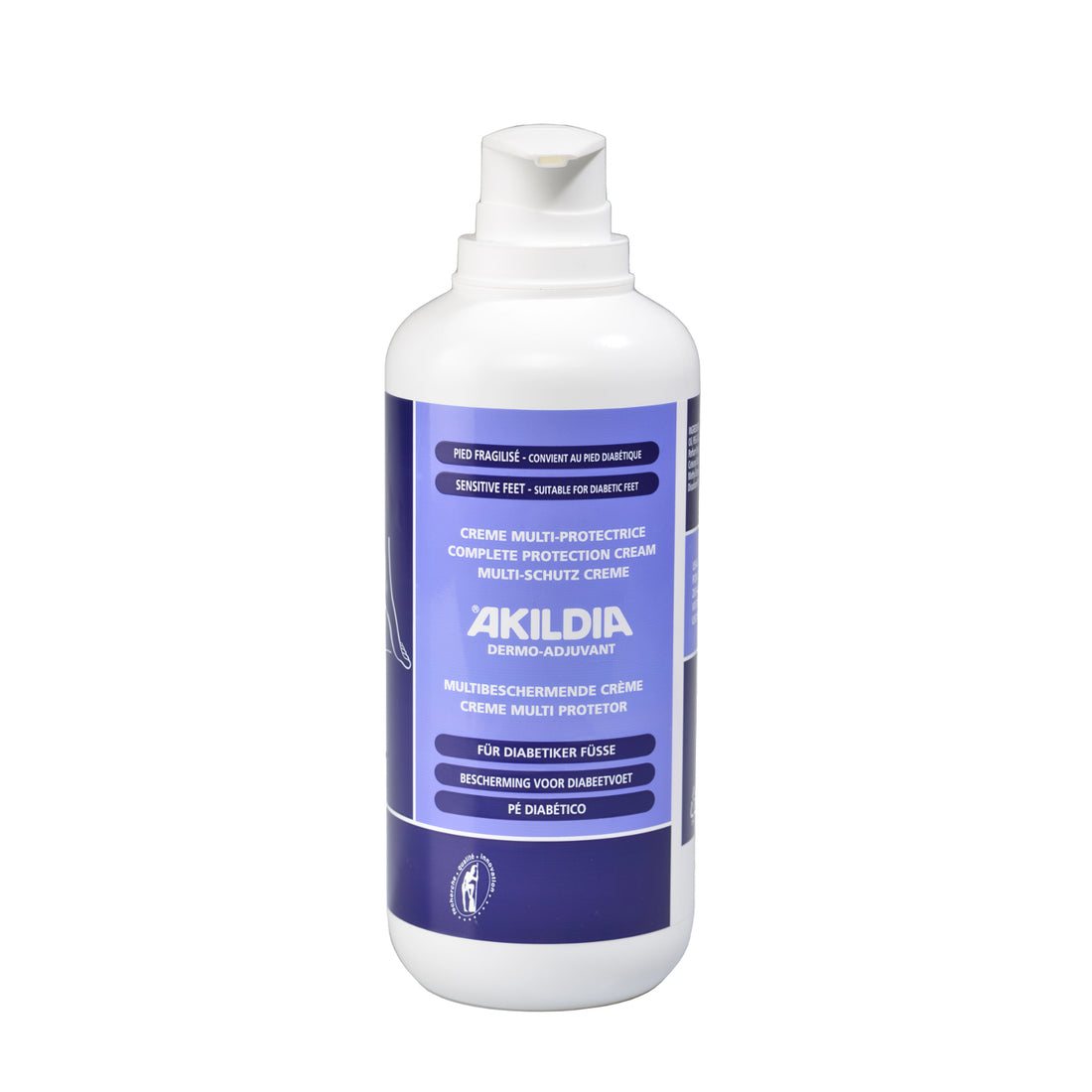 Akildia - Schutzcreme für den Diabetischen Fuß SpF 500ml