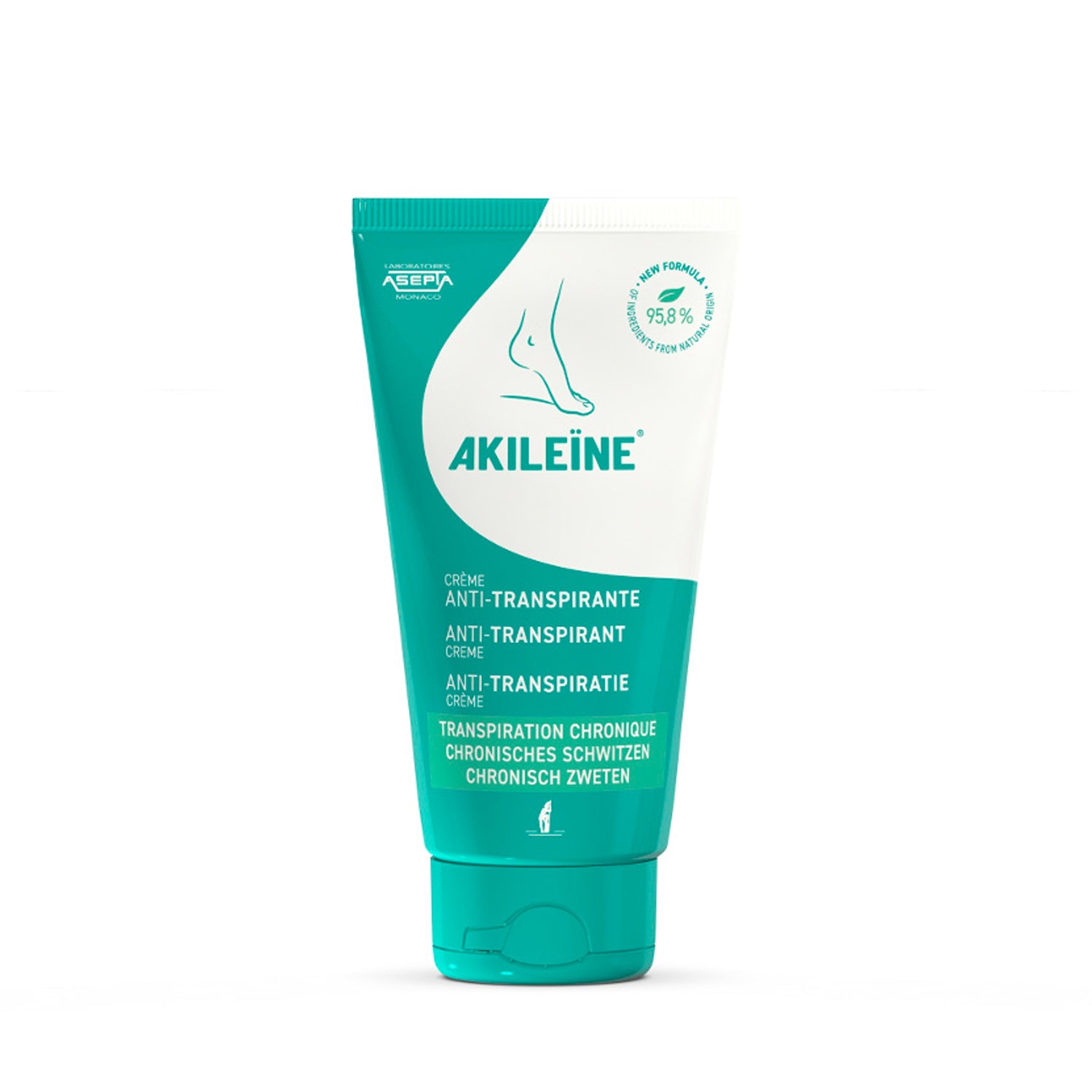 Akileine - Anti-Transpirant Creme 75ml