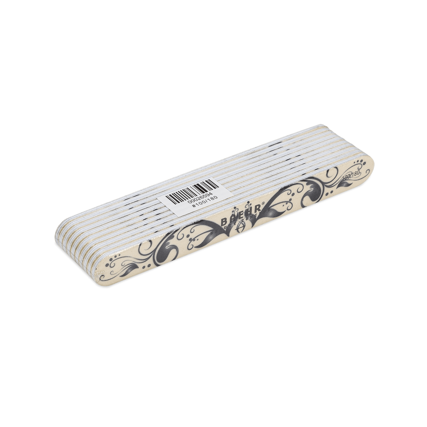 BAEHR BEAUTY CONCEPT Profifeile "FLORA" Körnung 100/180 10 Stk.