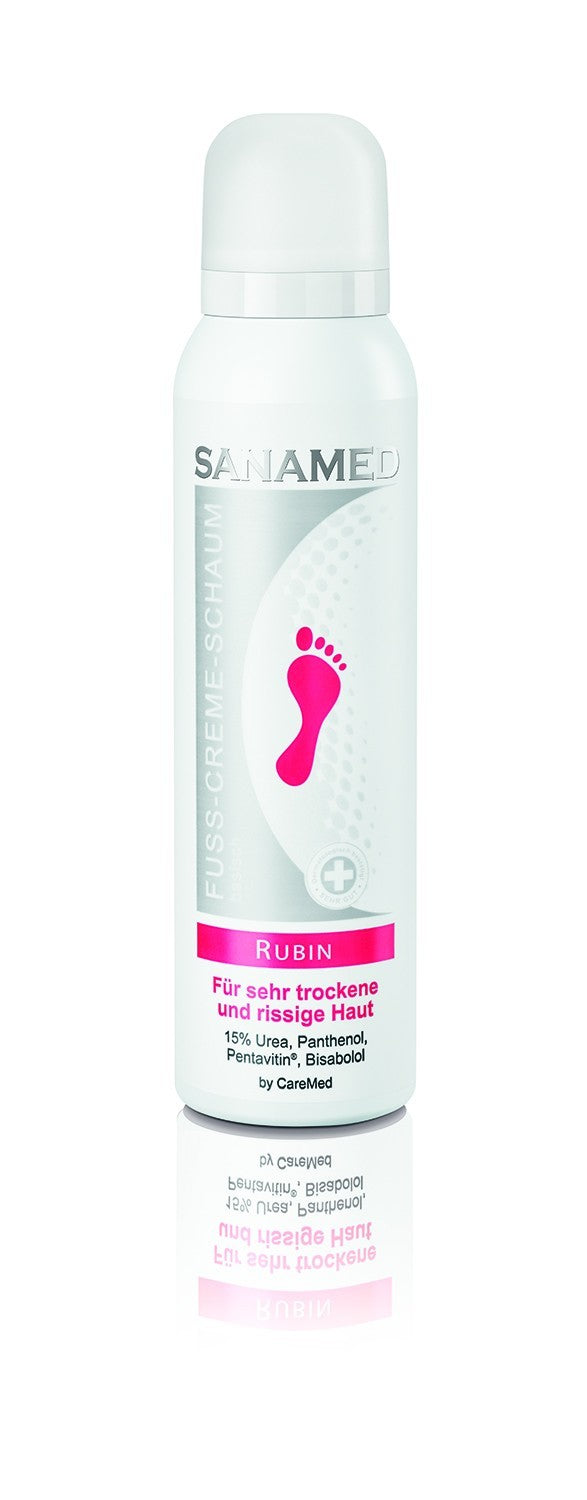 Sanamed Fuss Creme Schaum Rubin 300ml