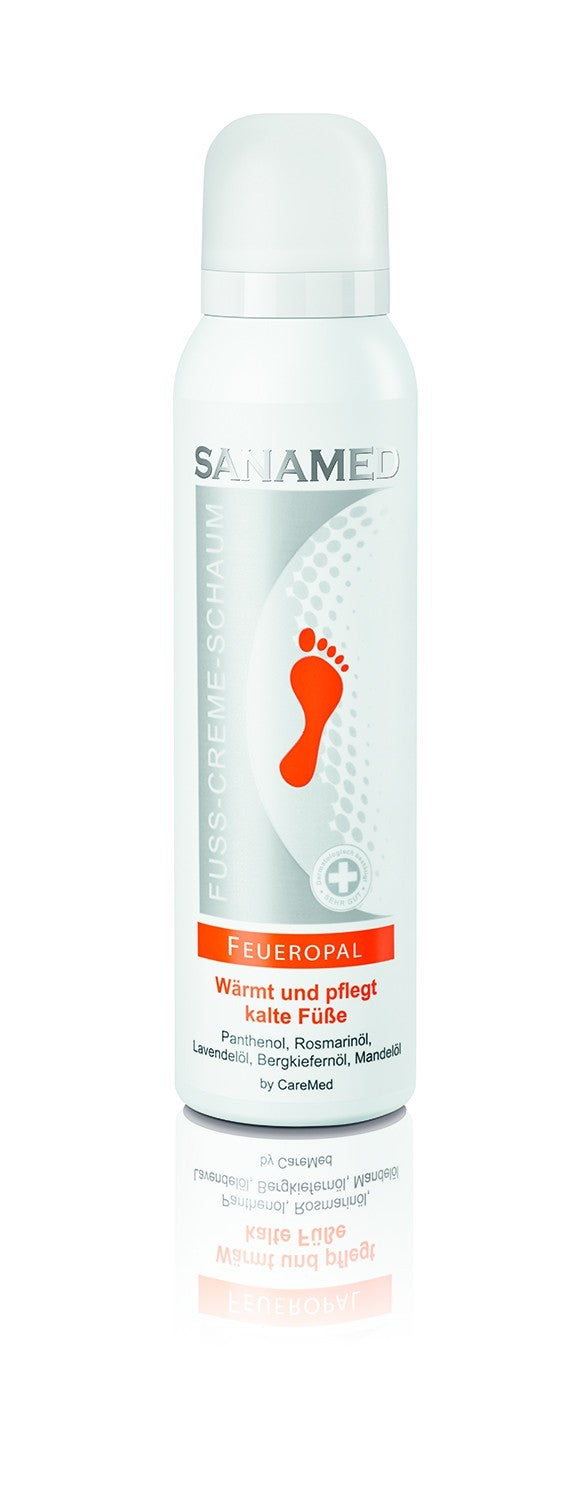 Sanamed Fuss Creme Schaum Feueropal 150ml