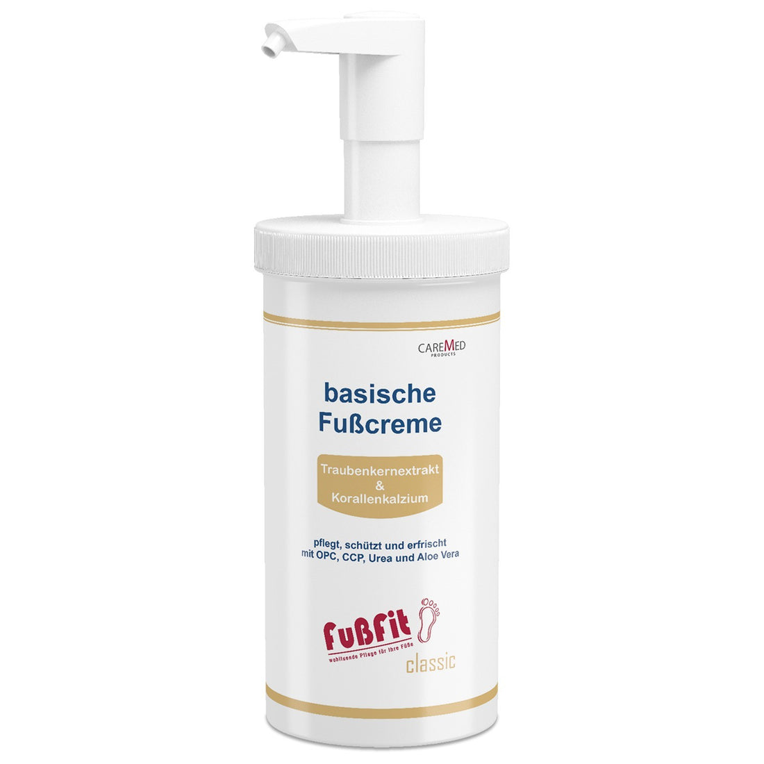 CareMed Basische Fußcreme Fußfit 450ml