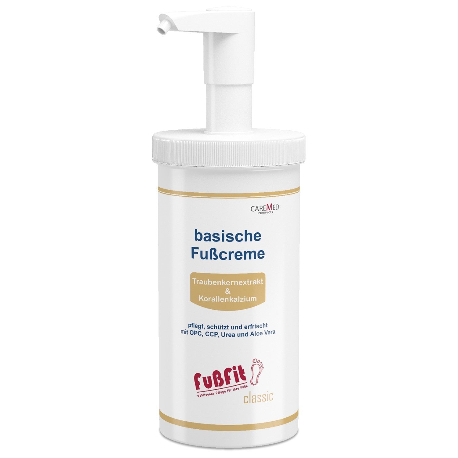 CareMed Basische Fußcreme Fußfit 450ml