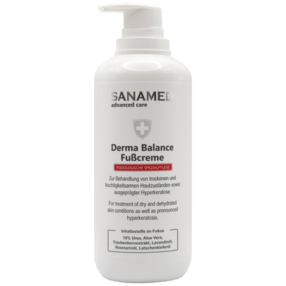 CareMed Basische Fußcreme Urea 10% extra 450ml