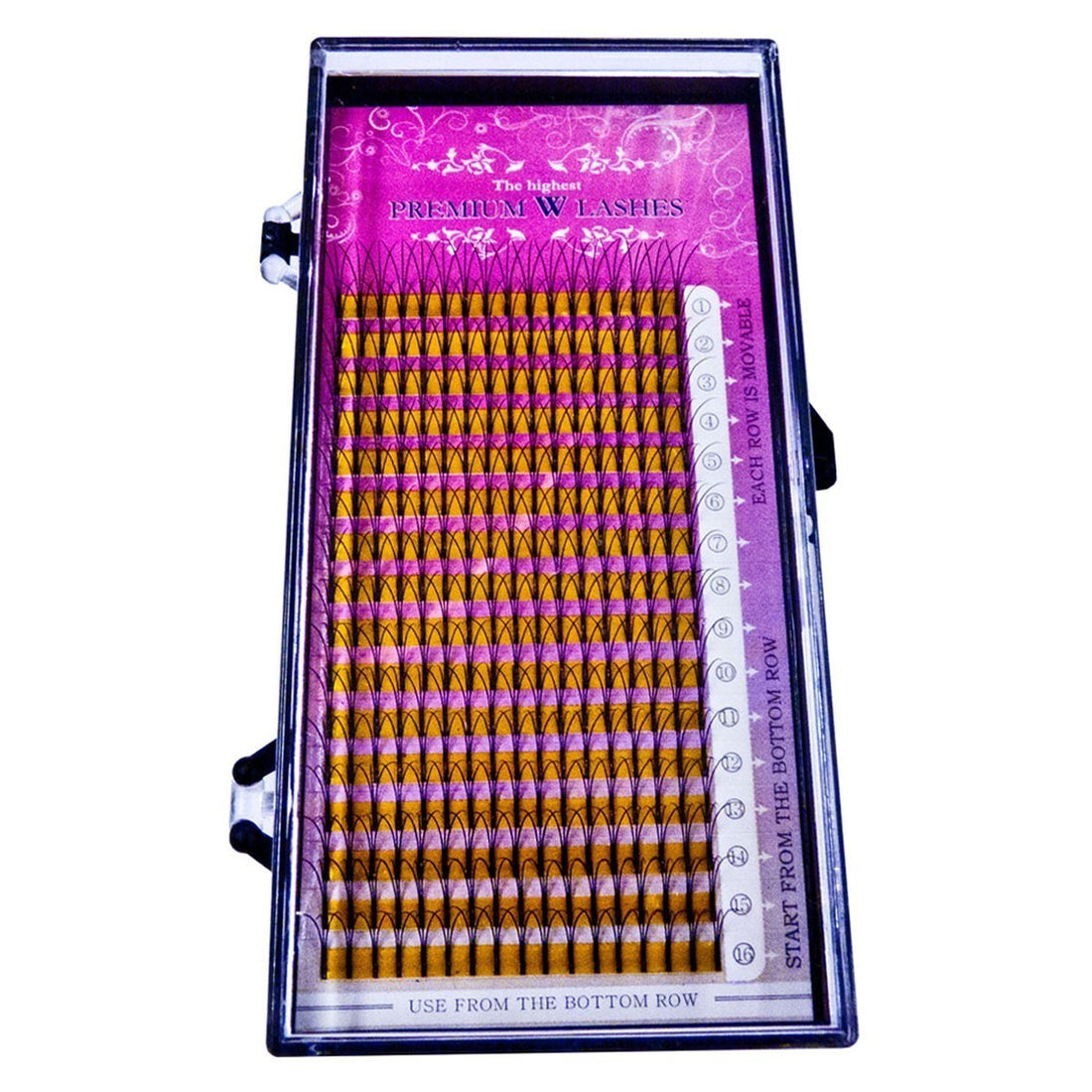 Premium Wimpern Silk Lashes W-C-Curl  0.20