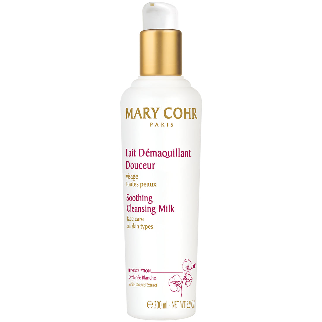 Mary Cohr Lait Démaquillant Douceur