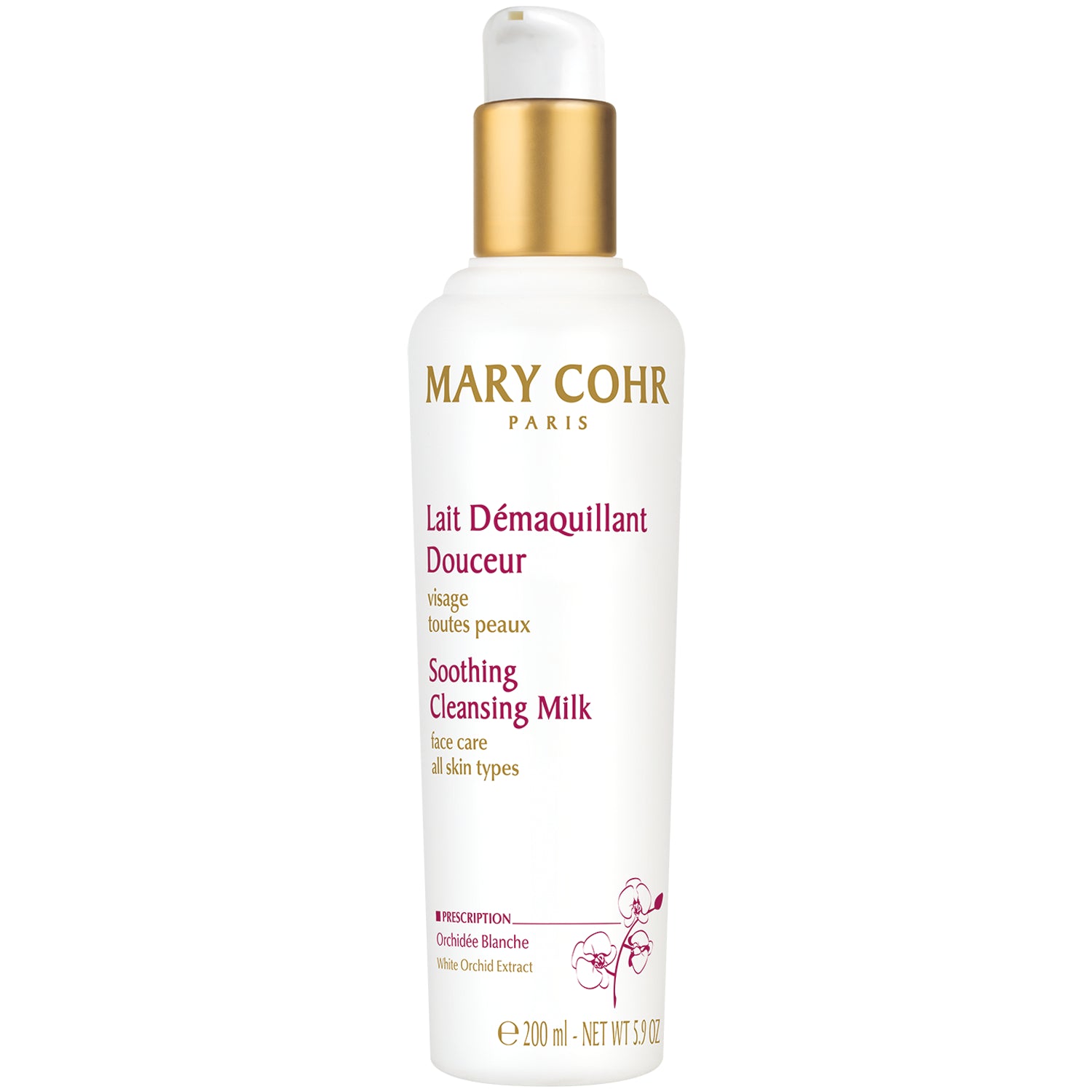 Mary Cohr Lait Démaquillant Douceur