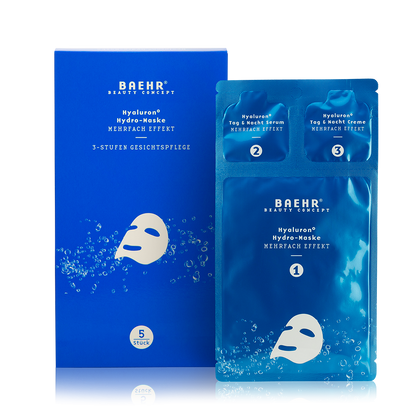 BAEHR BEAUTY CONCEPT Hyaluron+ Vliesmaske Sachet Packung a 5 Stk