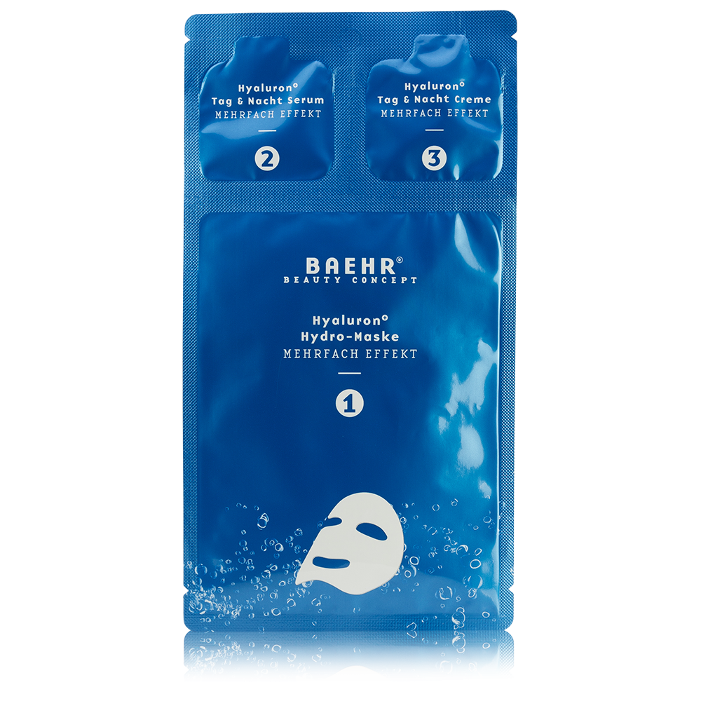 BAEHR BEAUTY CONCEPT Hyaluron+ Vliesmaske Sachet Packung a 5 Stk