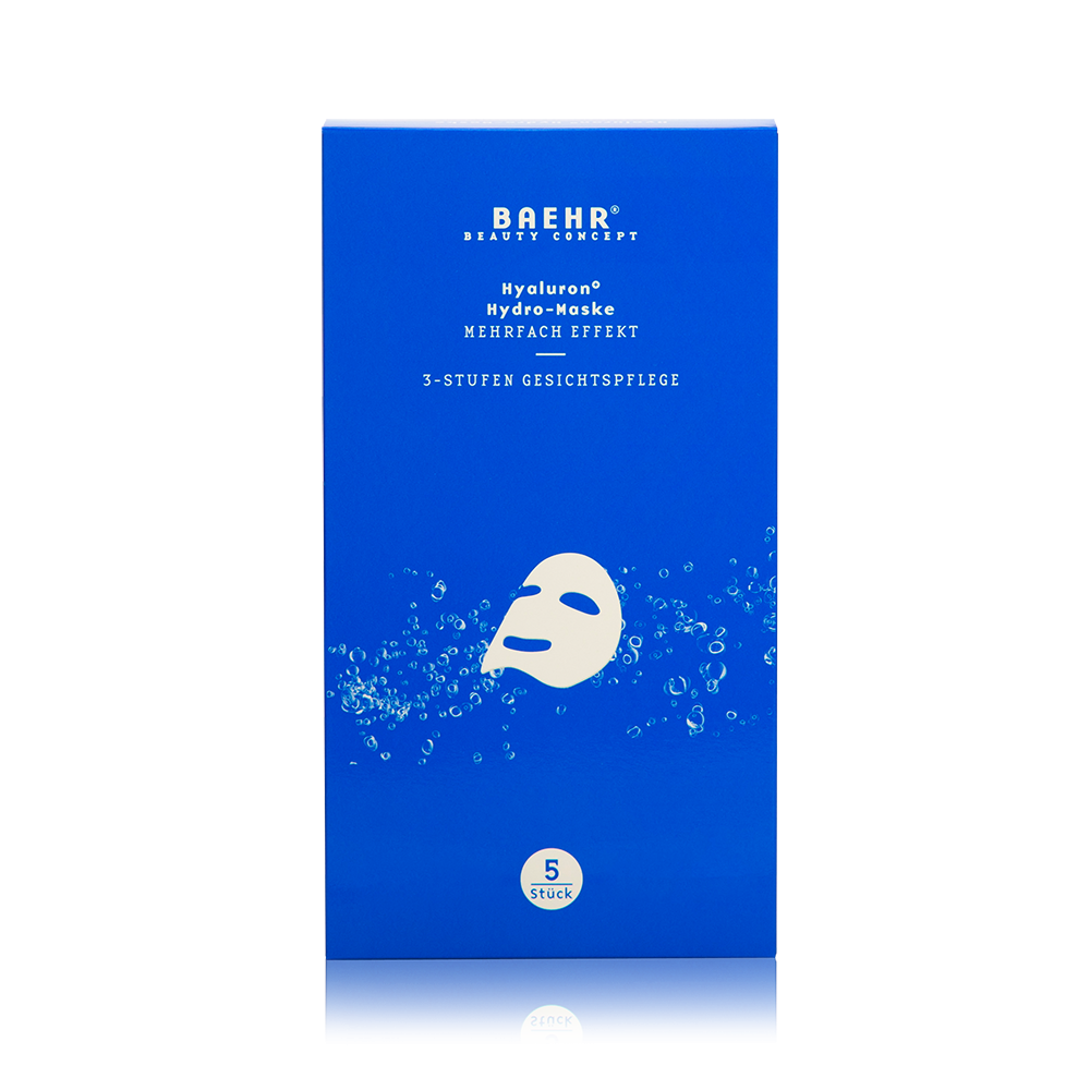 BAEHR BEAUTY CONCEPT Hyaluron+ Vliesmaske Sachet Packung a 5 Stk