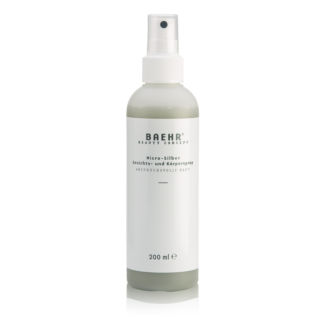 BAEHR BEAUTY CONCEPT Micro-Silber Gesichts-und Körperspray 200 ml