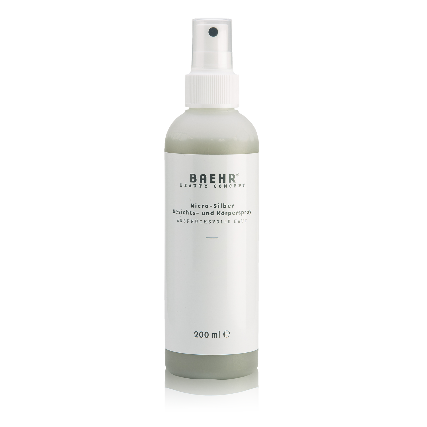 BAEHR BEAUTY CONCEPT Micro-Silber Gesichts-und Körperspray 200 ml