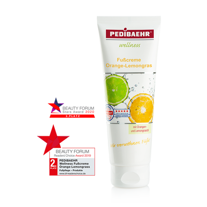 Pedibaehr Fußcreme Orange-Lemongrass 125ml